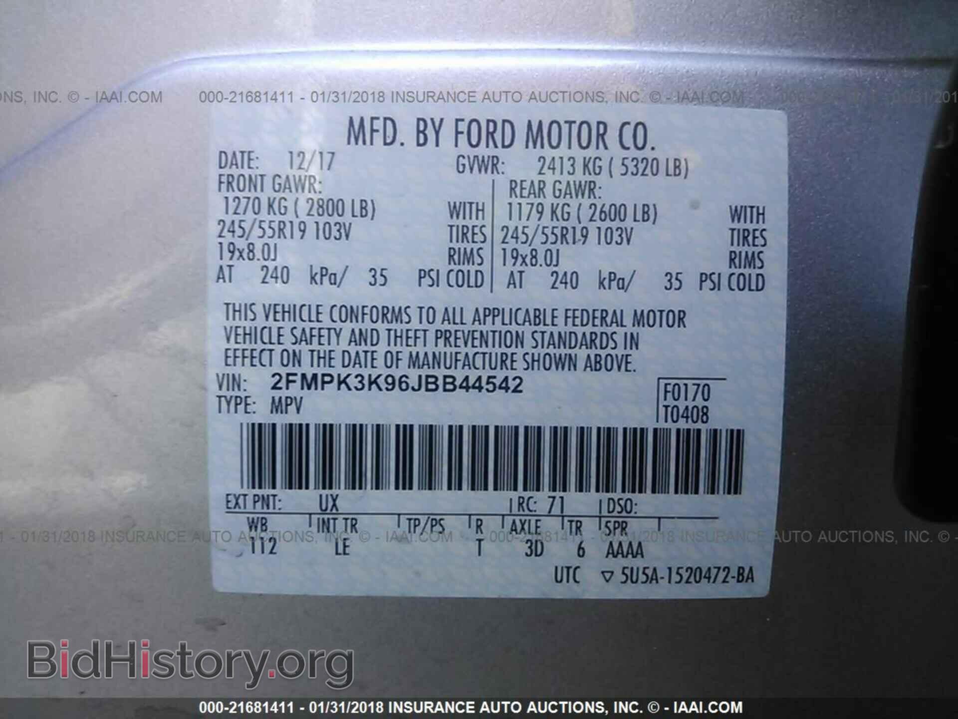 2018 Ford Edge - VIN: 2FMPK3K96JBB44542 - Photo 9