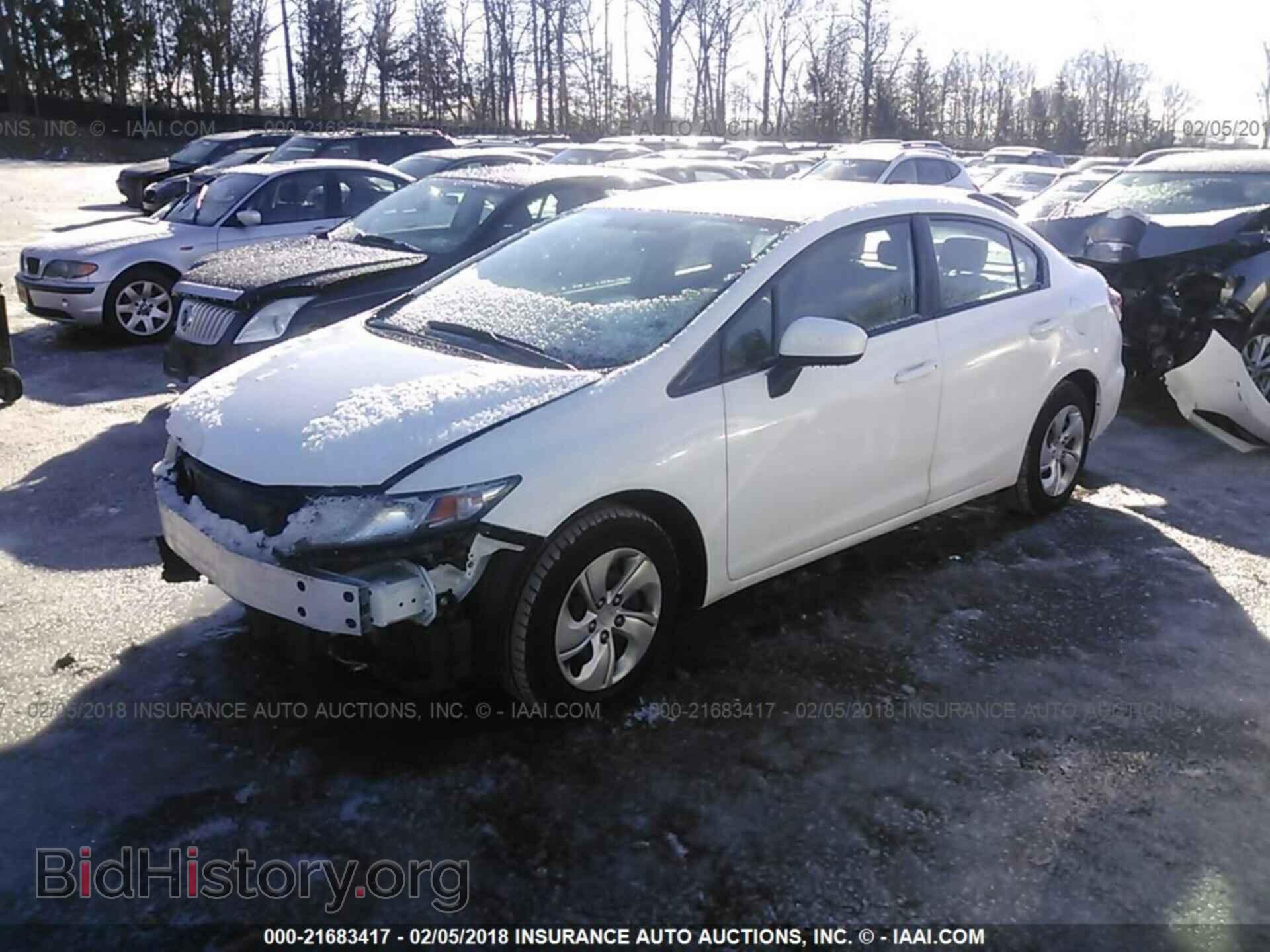 2014 Honda Civic - VIN: 2HGFB2F59EH538574 - Фото 2