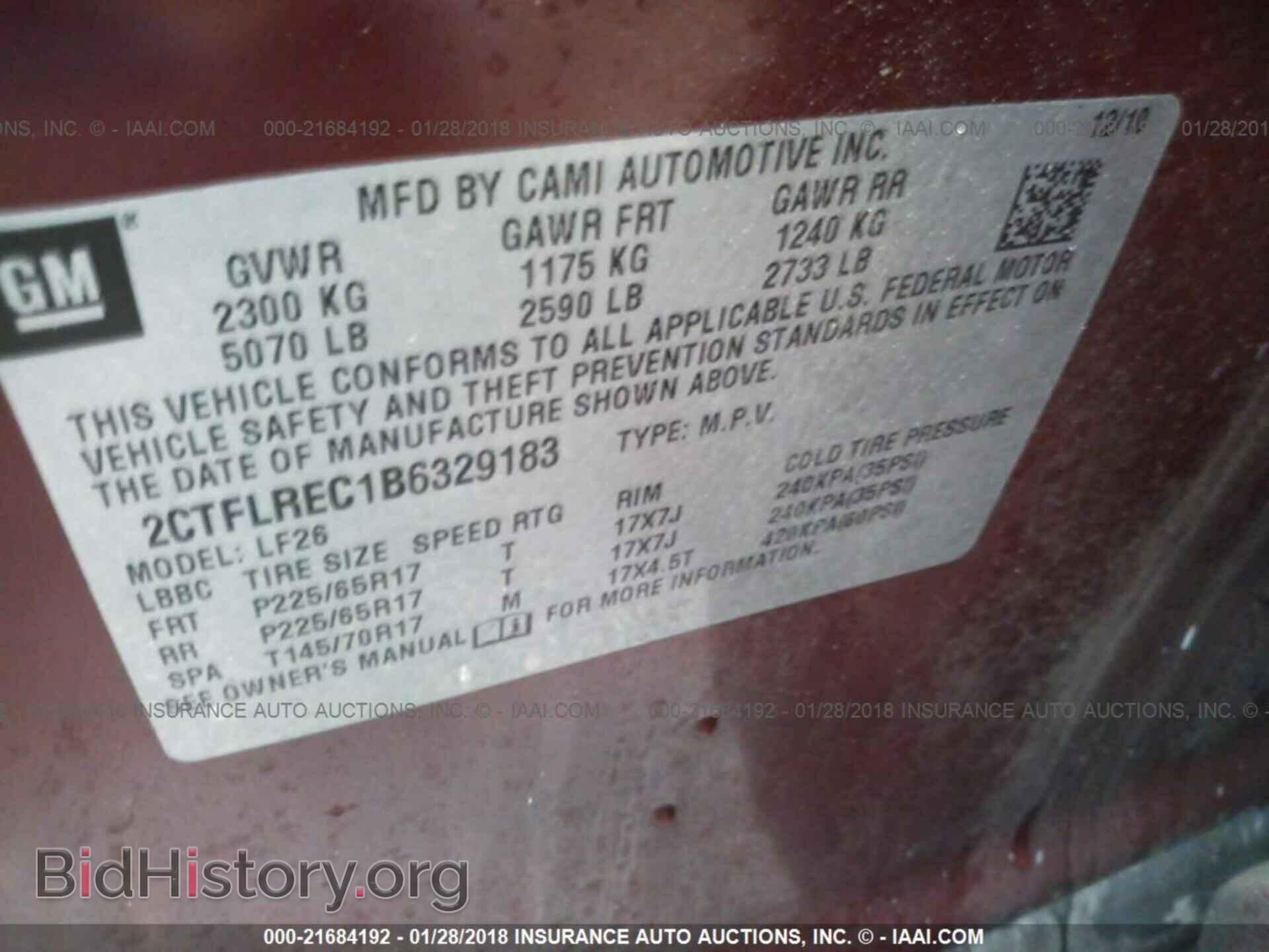 2011 Gmc Terrain - VIN: 2CTFLREC1B6329183 - Photo 9