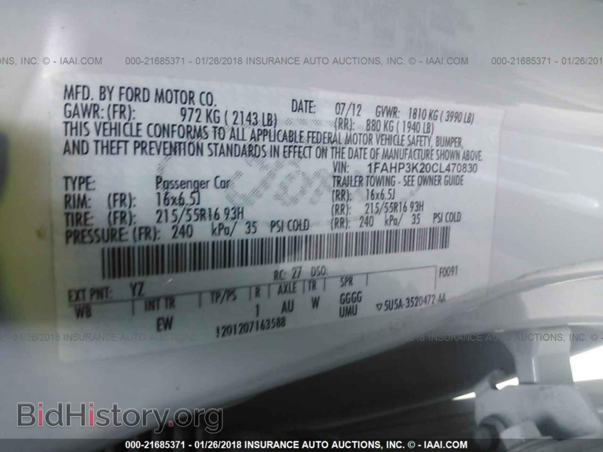 2012 Ford Focus - VIN: 1FAHP3K20CL470830 - Photo 9