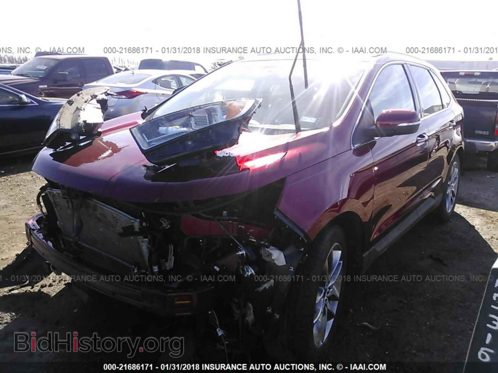 2016 Ford Edge - VIN: 2FMPK3K84GBB88488 - Фото 2