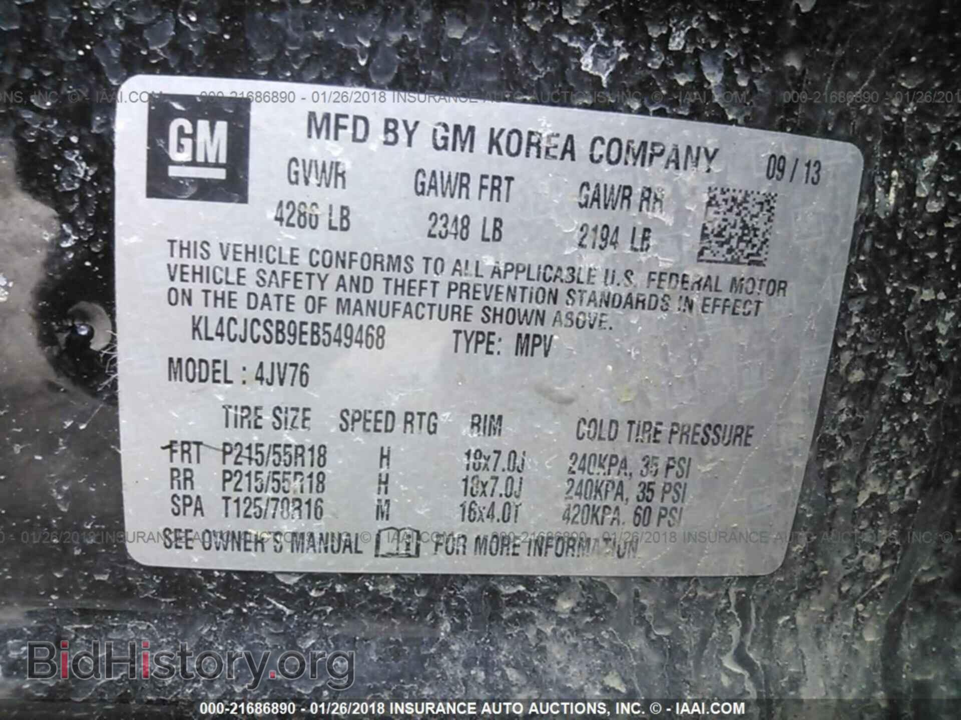 2014 Buick Encore - VIN: KL4CJCSB9EB549468 - Photo 9