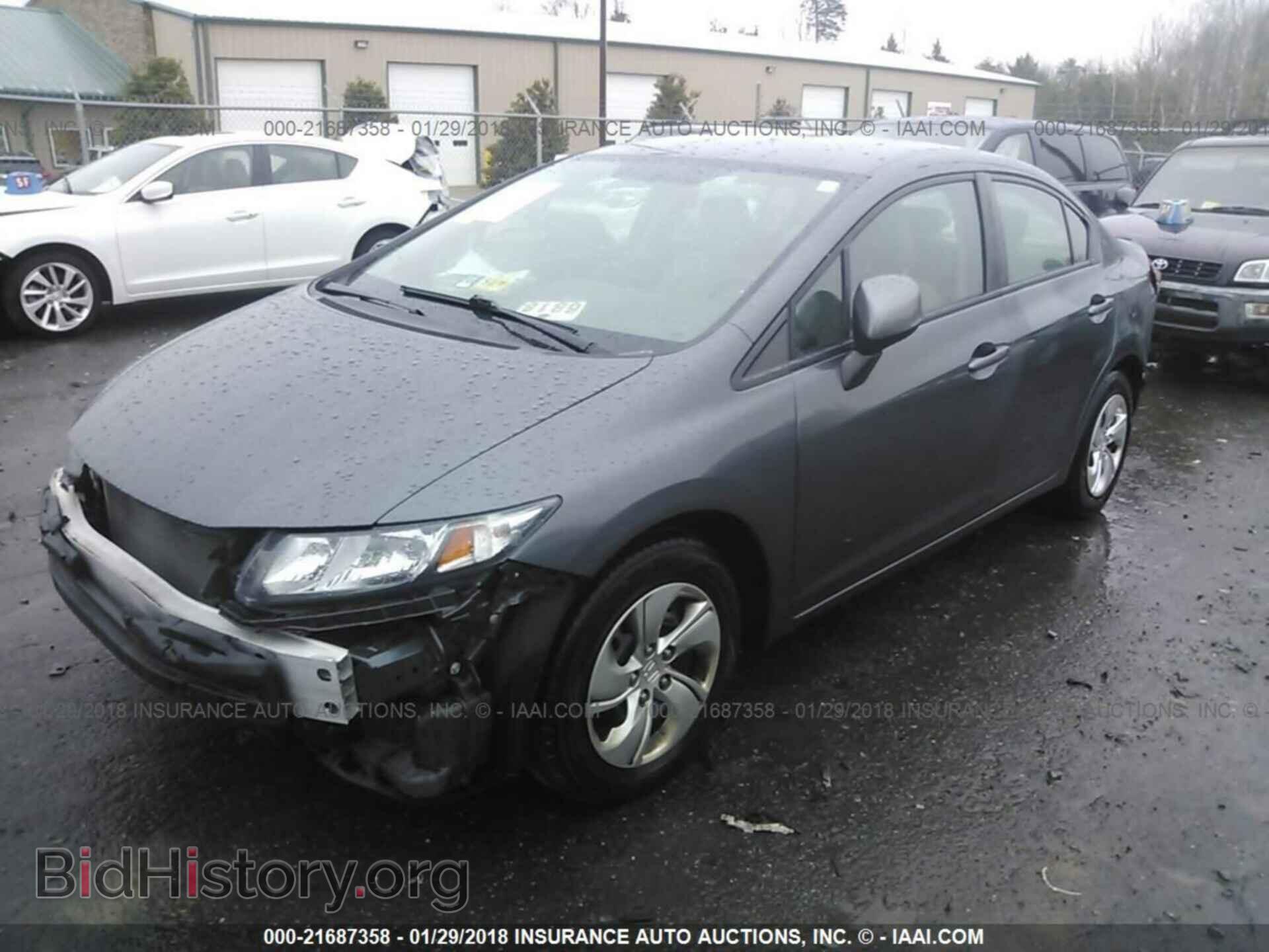 2013 Honda Civic - VIN: 2HGFB2F59DH540663 - Фото 2