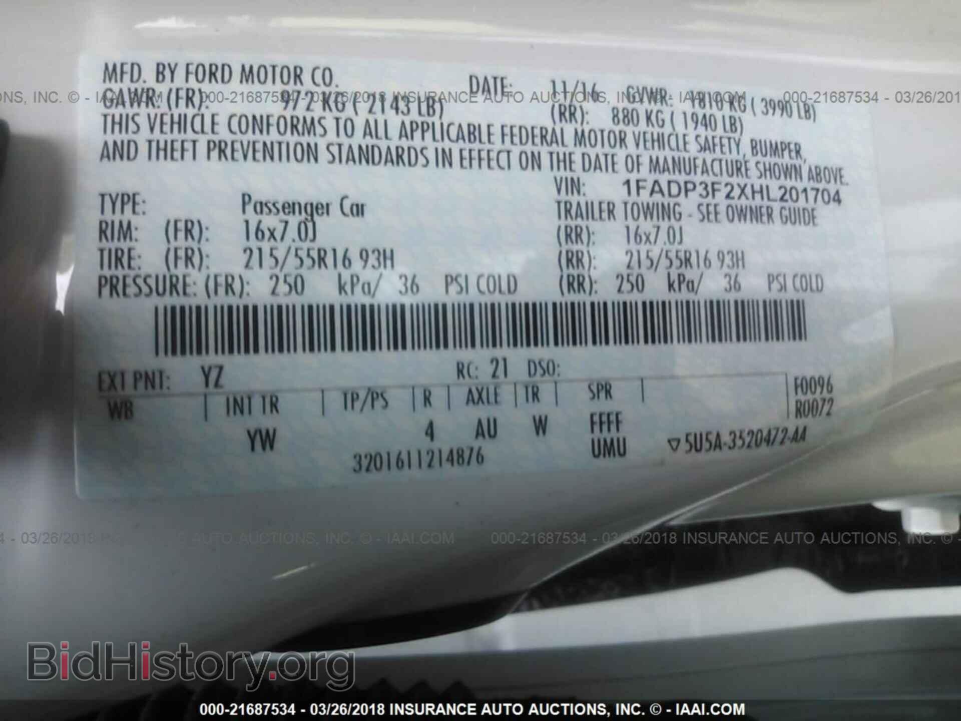 2017 Ford Focus - VIN: 1FADP3F2XHL201704 - Photo 9