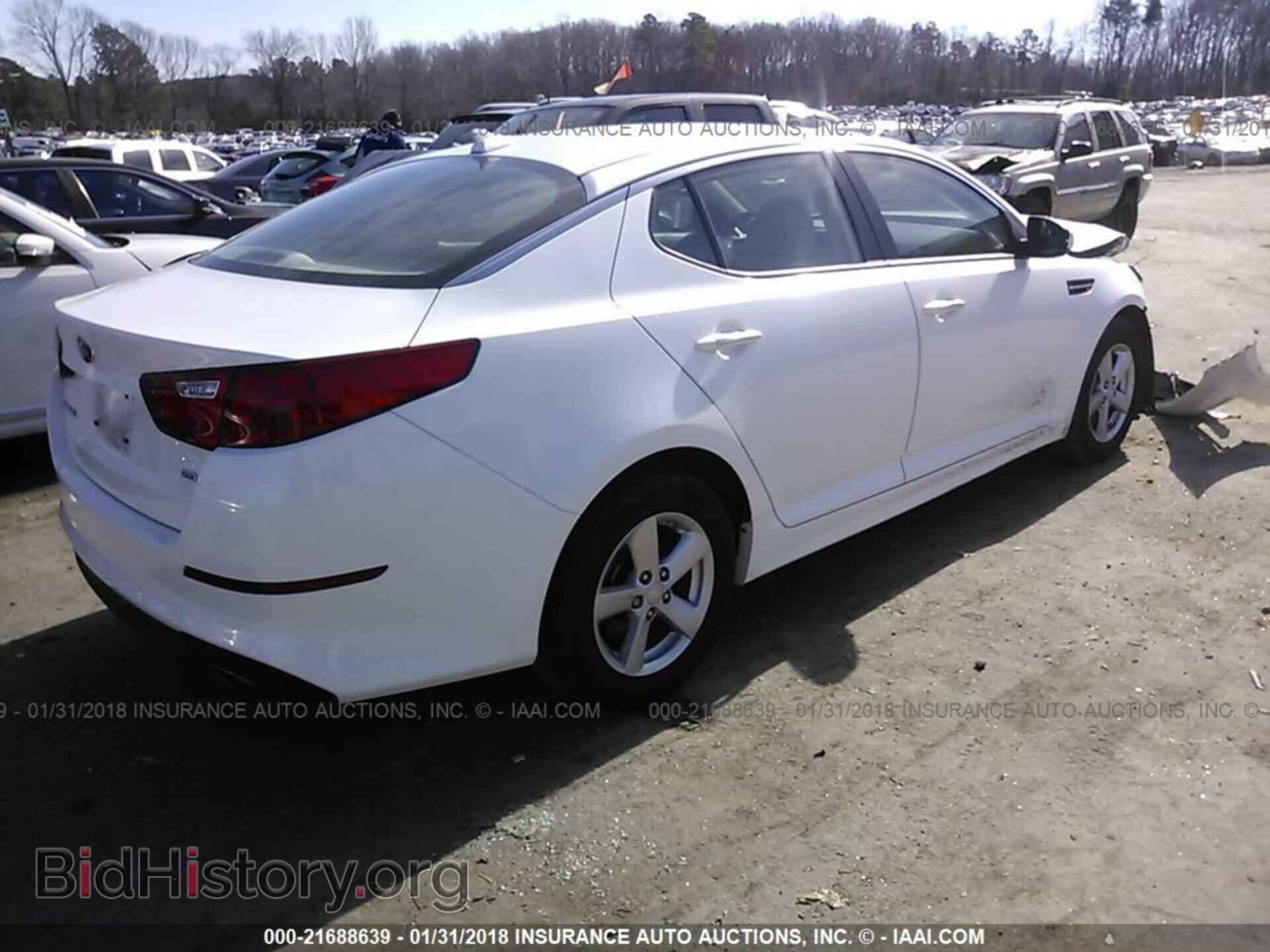 2015 Kia Optima - VIN: KNAGM4A70F5547008 - Фото 4