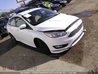 2015 Ford FOCUS, white — VIN 1FADP3F26FL321786, IAAI
