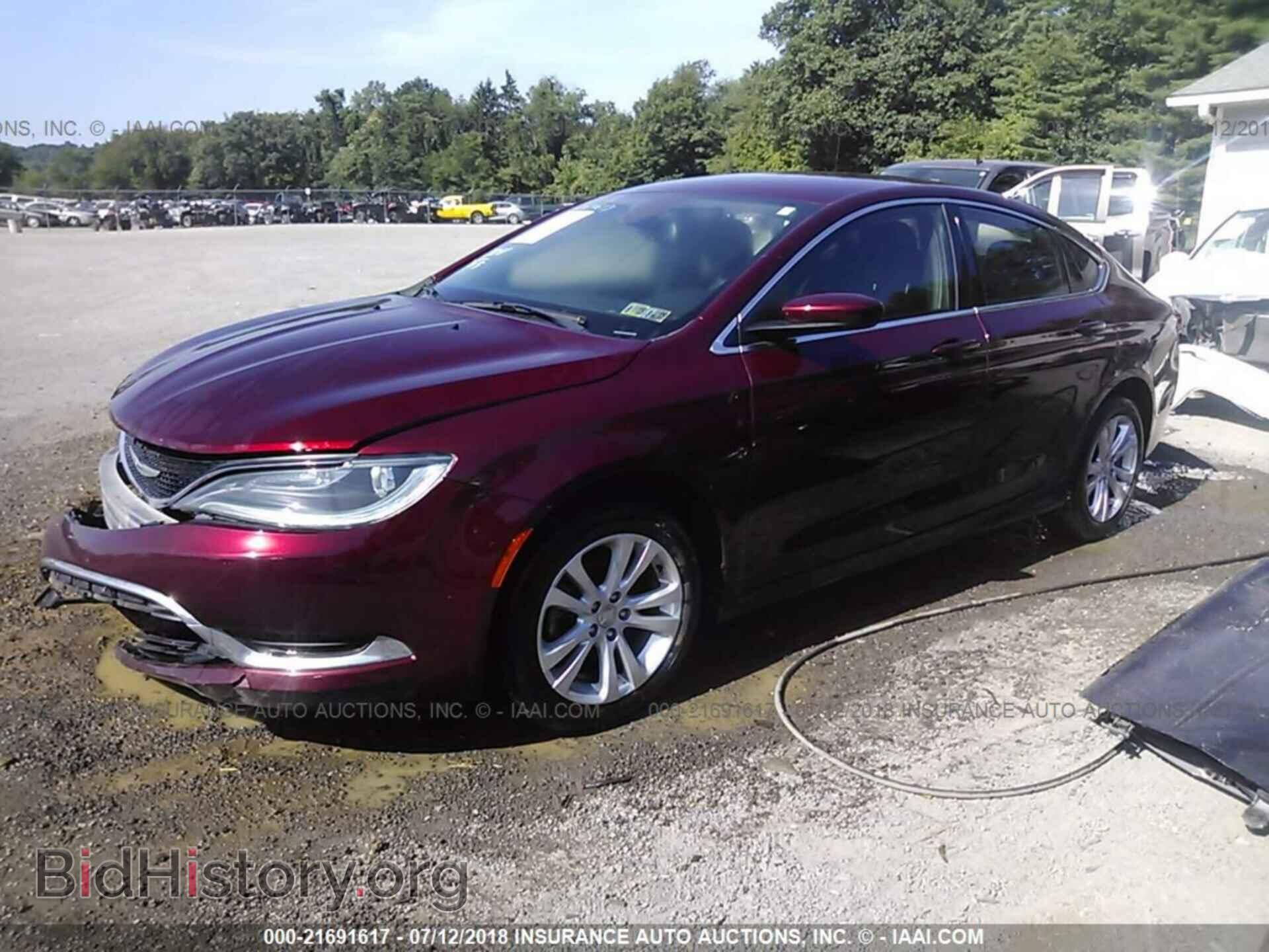 2015 Chrysler 200 - VIN: 1C3CCCAB4FN698988 - Фото 2