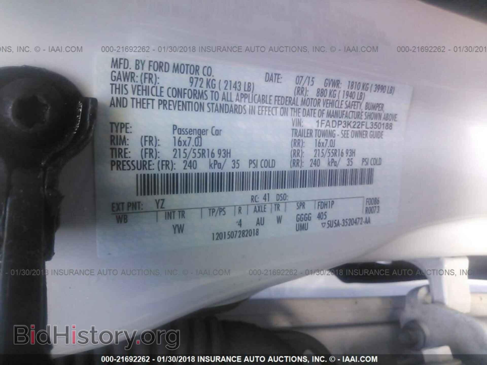 2015 Ford Focus - VIN: 1FADP3K22FL350188 - Photo 9