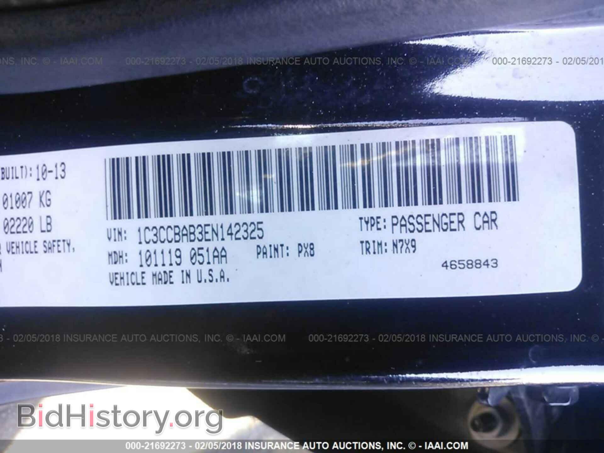 2014 Chrysler 200 - VIN: 1C3CCBAB3EN142325 - Photo 9