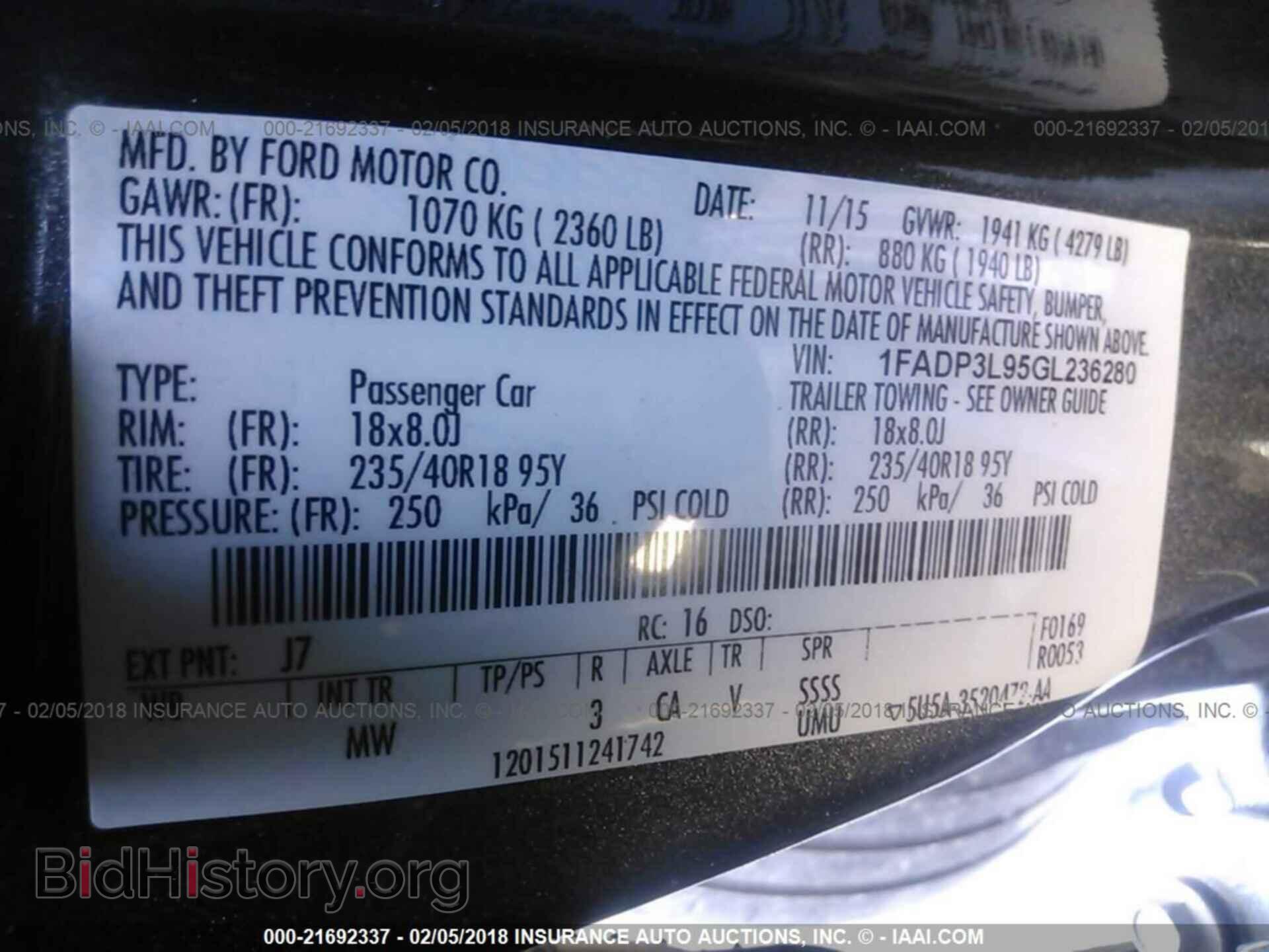 2016 Ford Focus - VIN: 1FADP3L95GL236280 - Фото 9