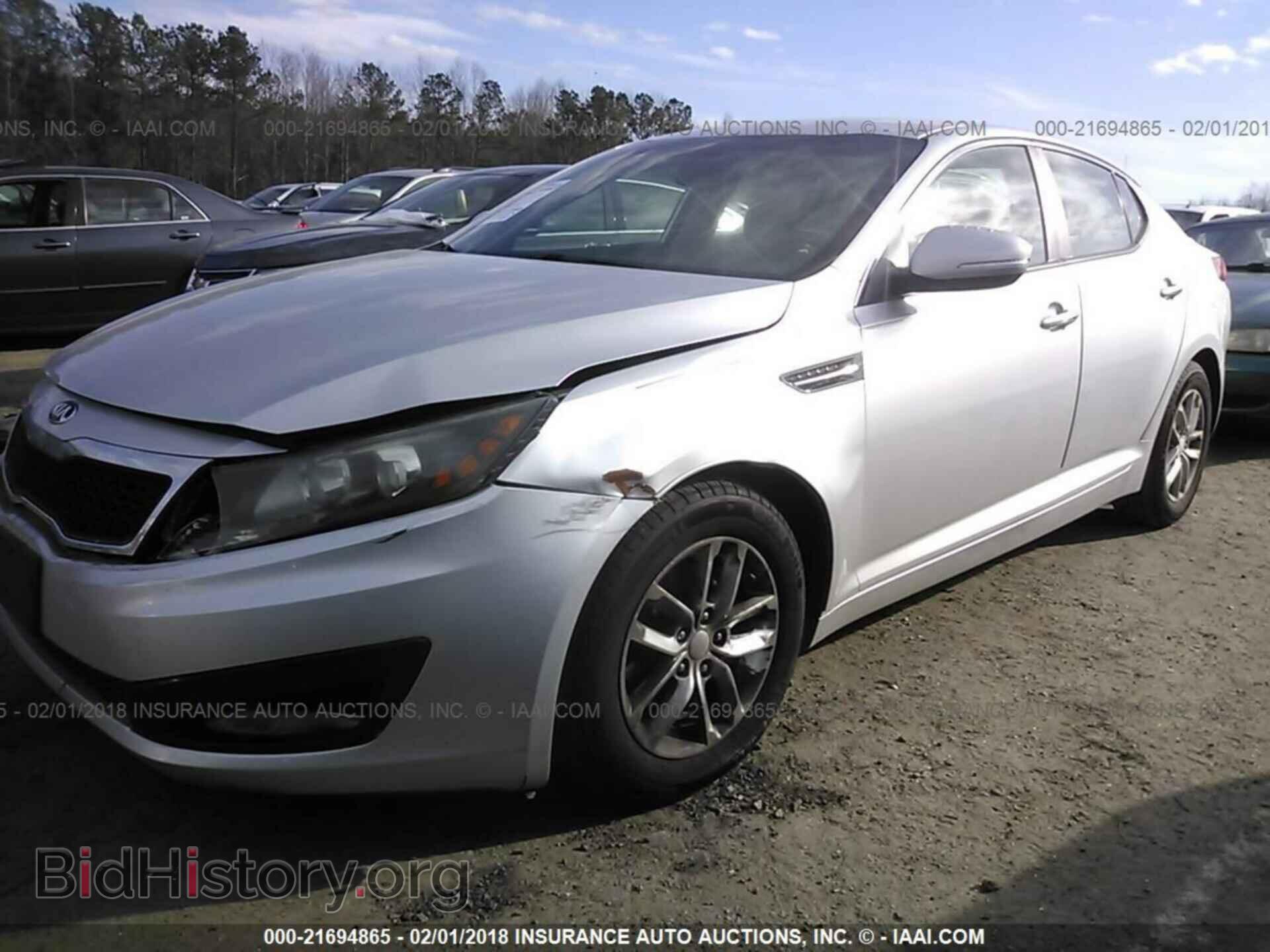 2013 Kia Optima - VIN: KNAGM4A75D5346184 - Фото 2
