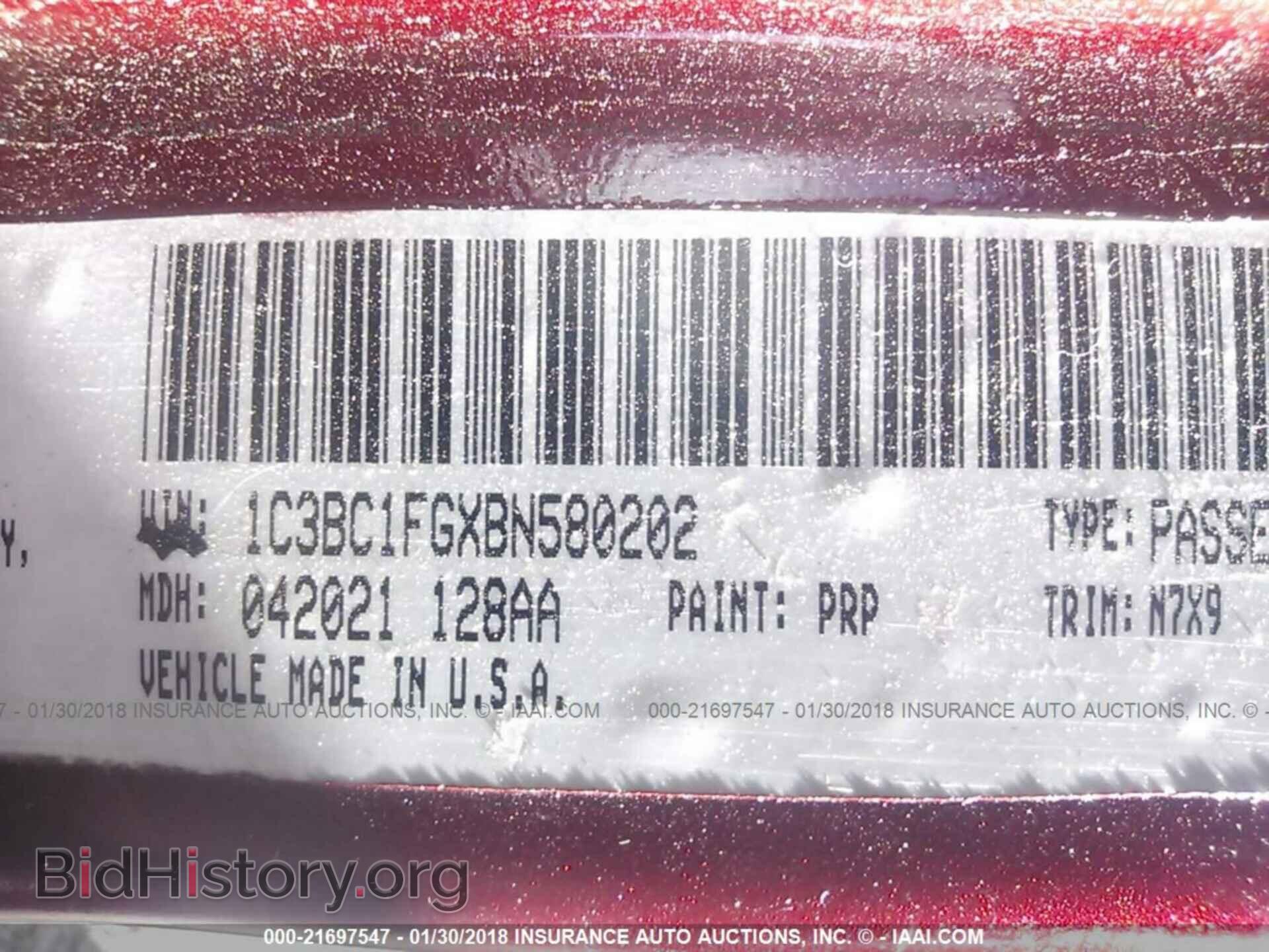 2011 Chrysler 200 - VIN: 1C3BC1FGXBN580202 - Photo 9