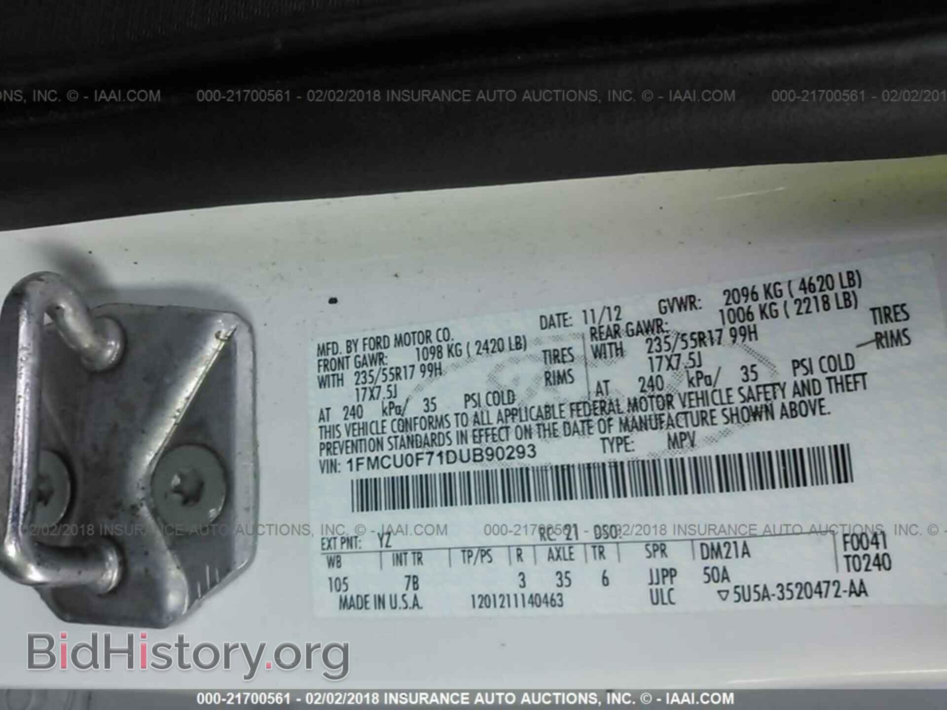 2013 Ford Escape - VIN: 1FMCU0F71DUB90293 - Photo 9