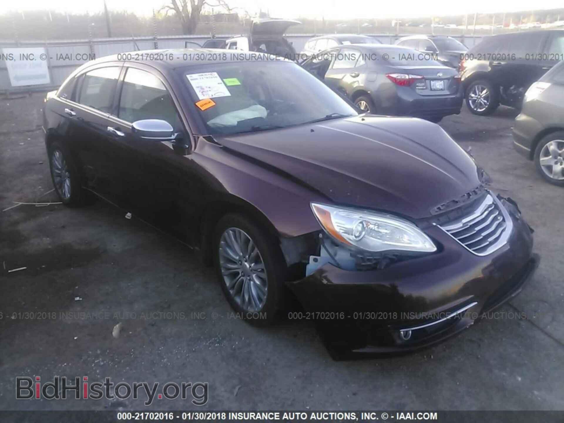 Фотография 1C3CCBCBXCN229987 - Chrysler 200 2012