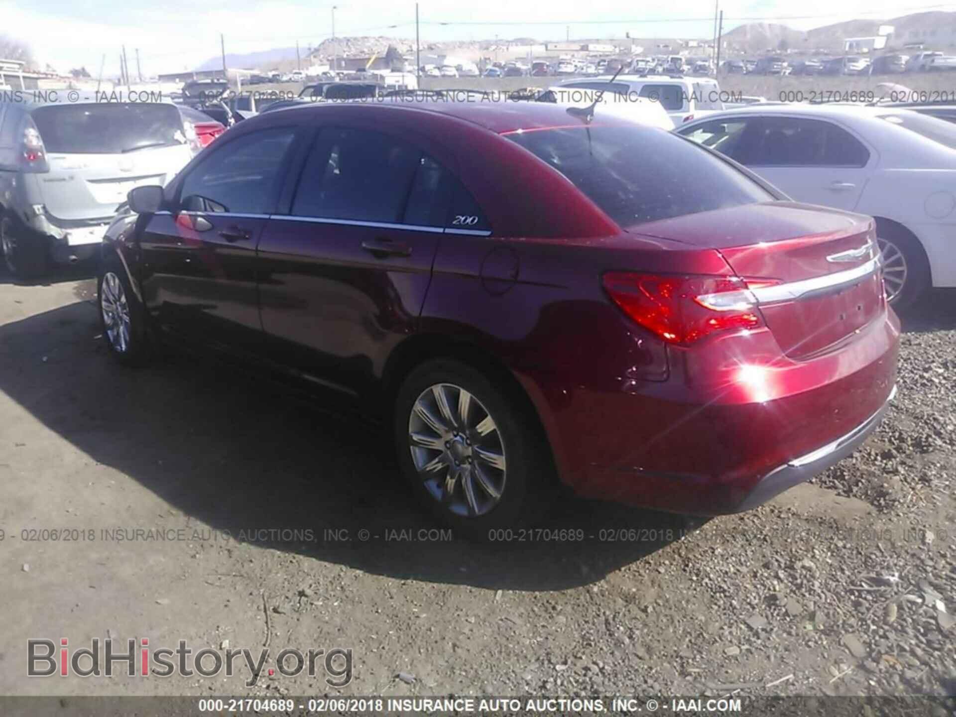 2013 Chrysler 200 - VIN: 1C3CCBBB7DN654537 - Фото 3