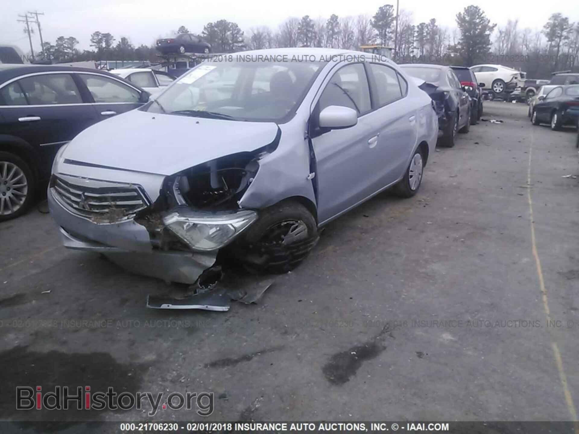 2017 Mitsubishi Mirage - VIN: ML32F3FJ3HHF16025 - Фото 2