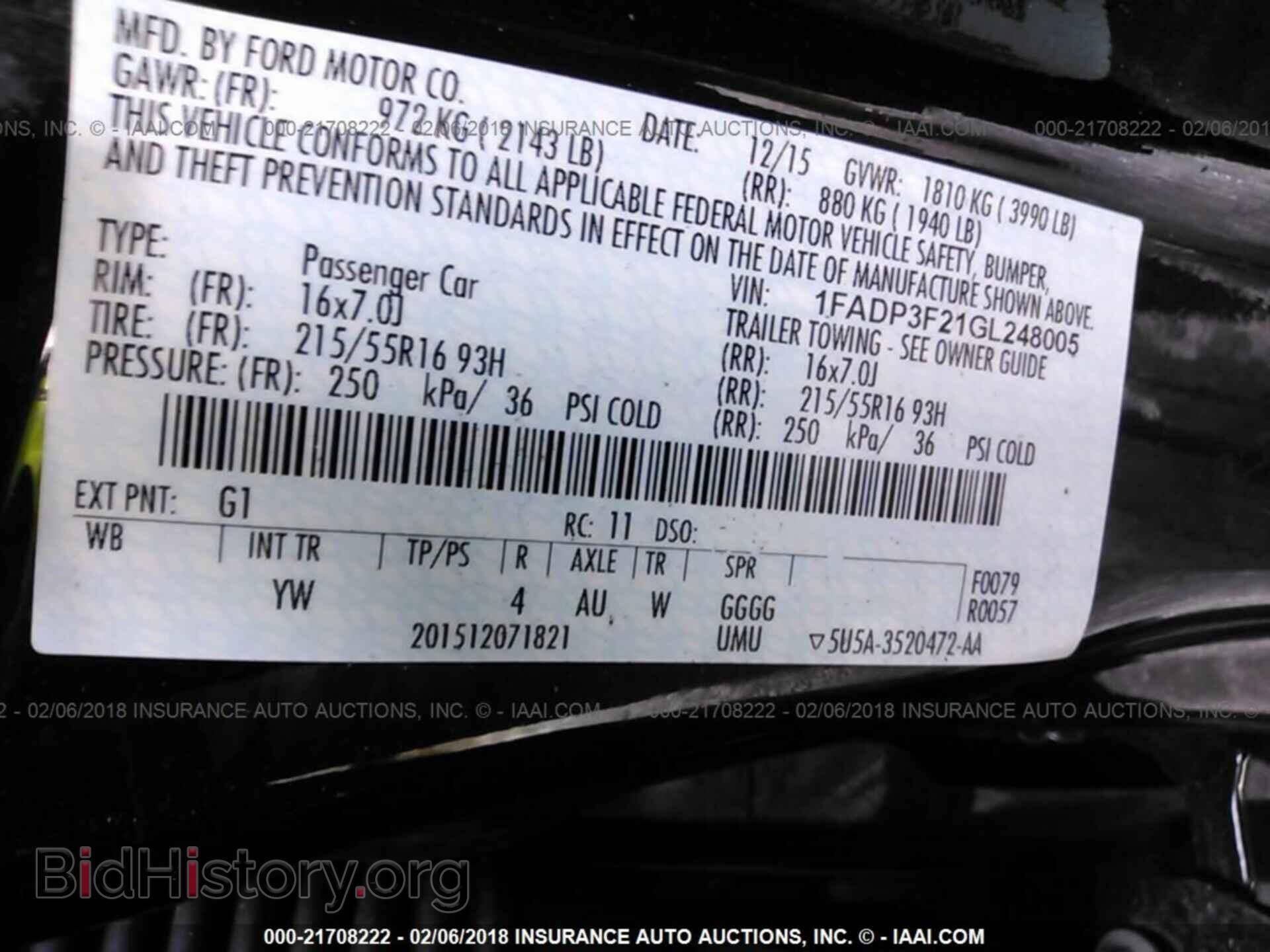 2016 Ford Focus - VIN: 1FADP3F21GL248005 - Photo 9