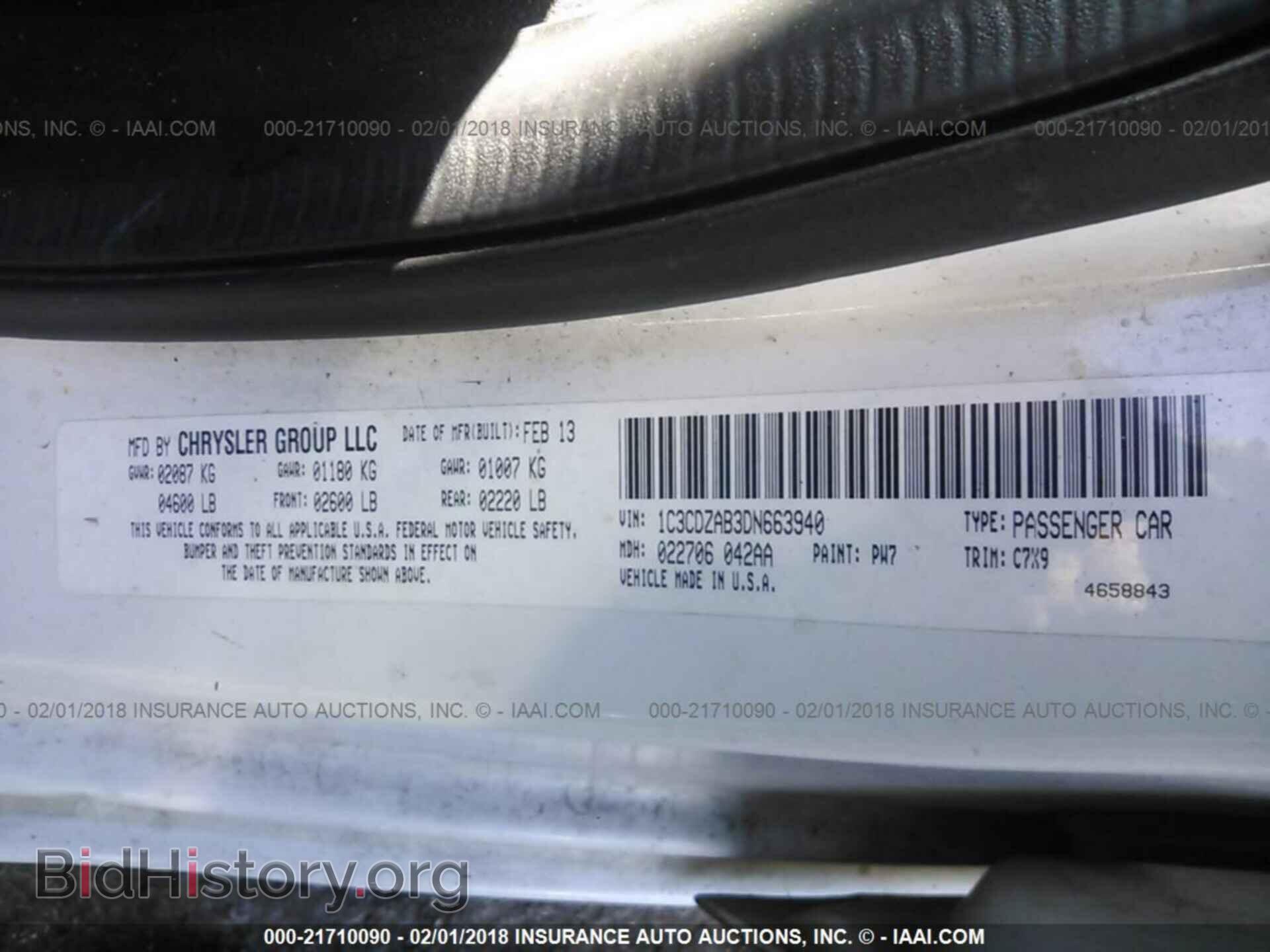 2013 Dodge Avenger - VIN: 1C3CDZAB3DN663940 - Photo 9