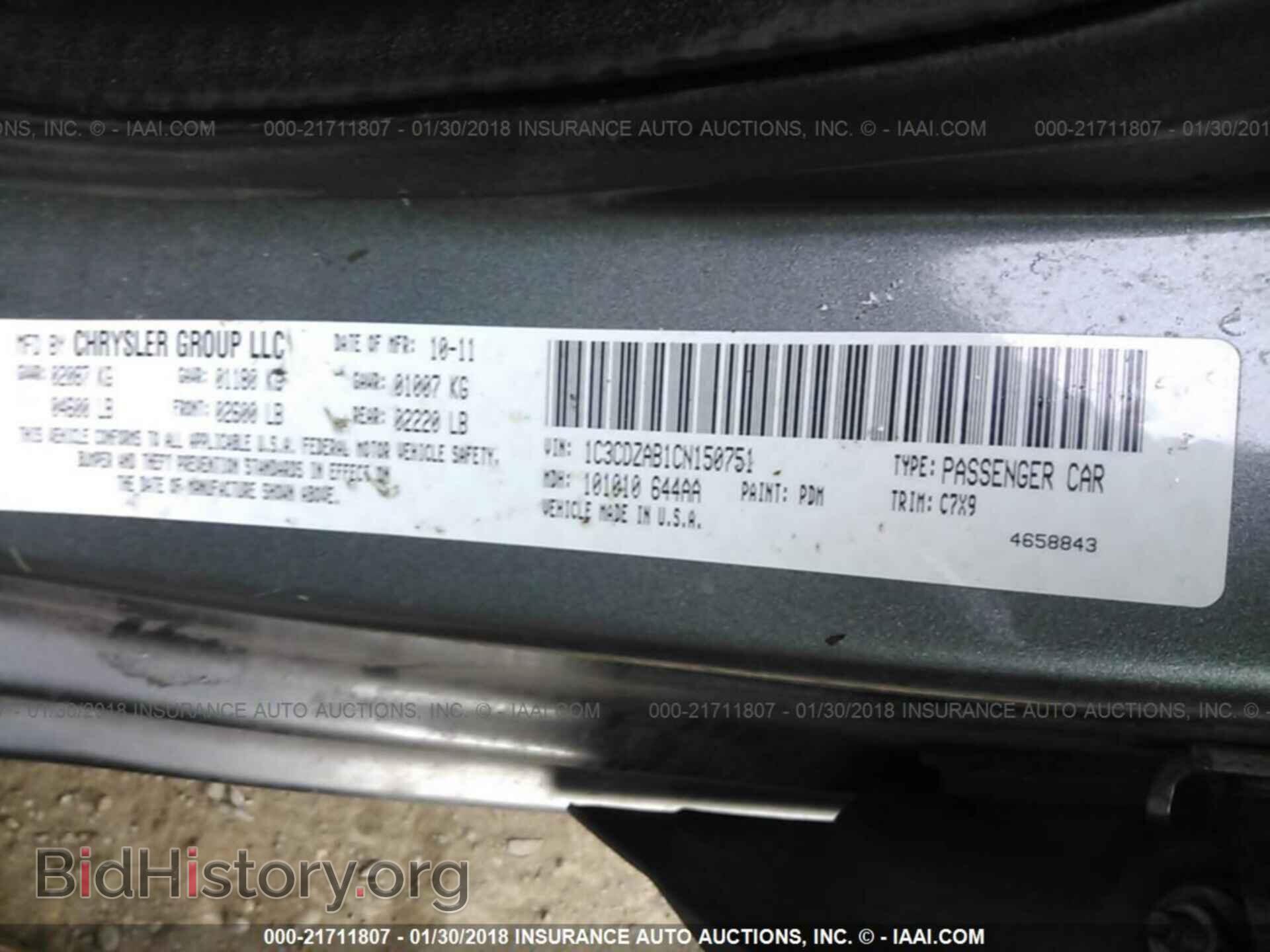 2012 Dodge Avenger - VIN: 1C3CDZAB1CN150751 - Photo 9