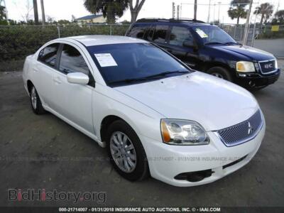 2012 Mitsubishi GALANT, white — VIN 4A32B2FF1CE015668, IAAI