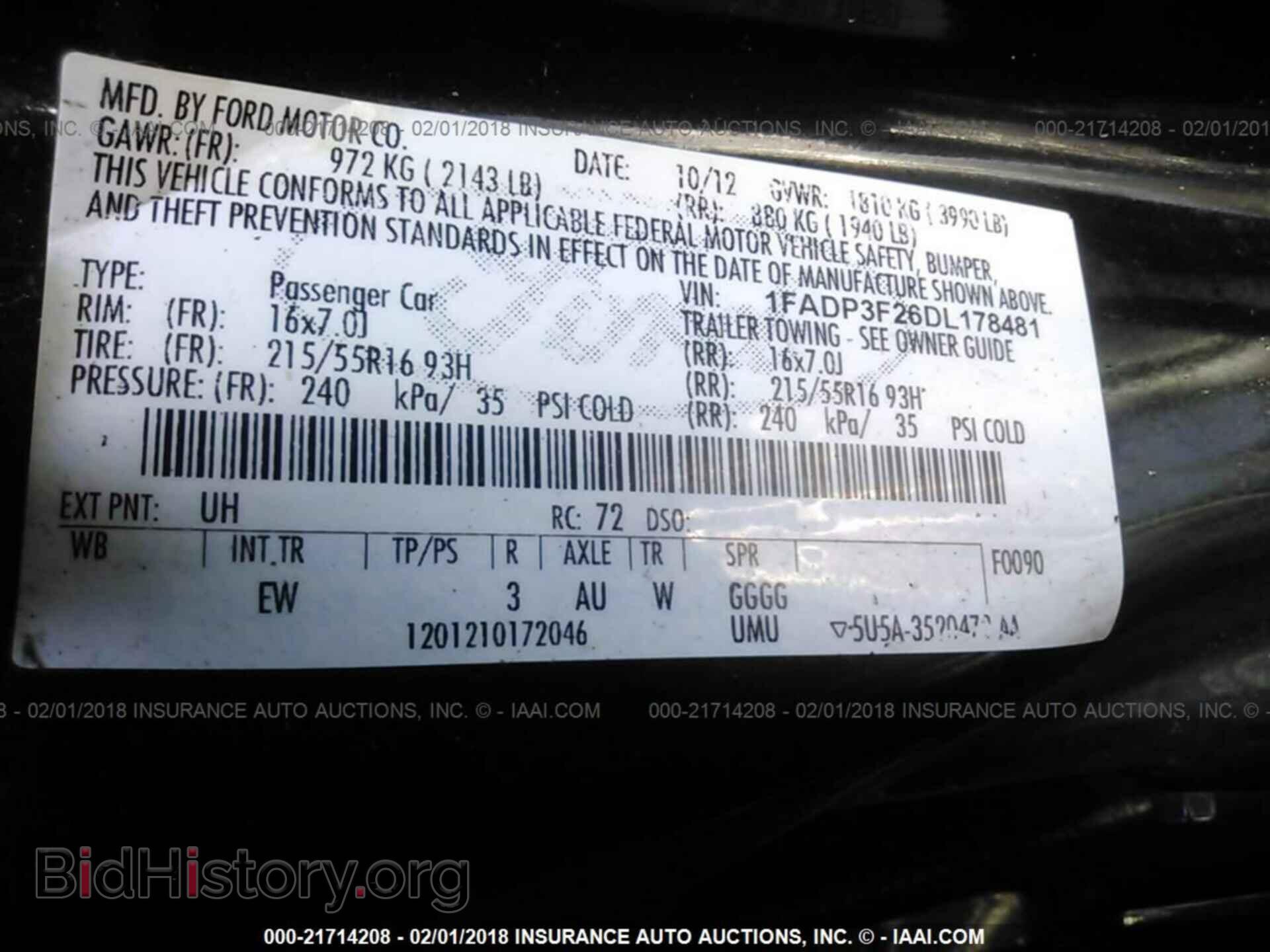 2013 Ford Focus - VIN: 1FADP3F26DL178481 - Photo 9