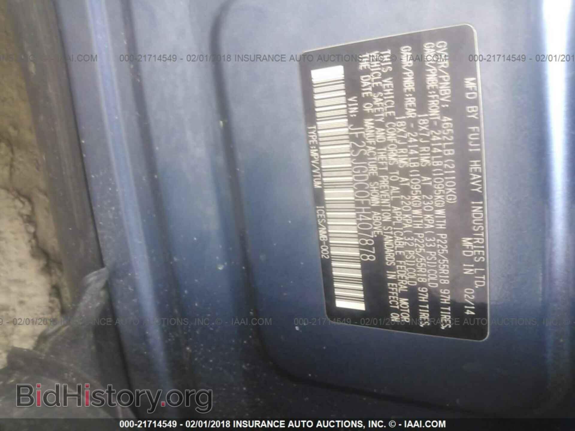 2015 Subaru Forester - VIN: JF2SJGDC0FH407878 - Photo 9