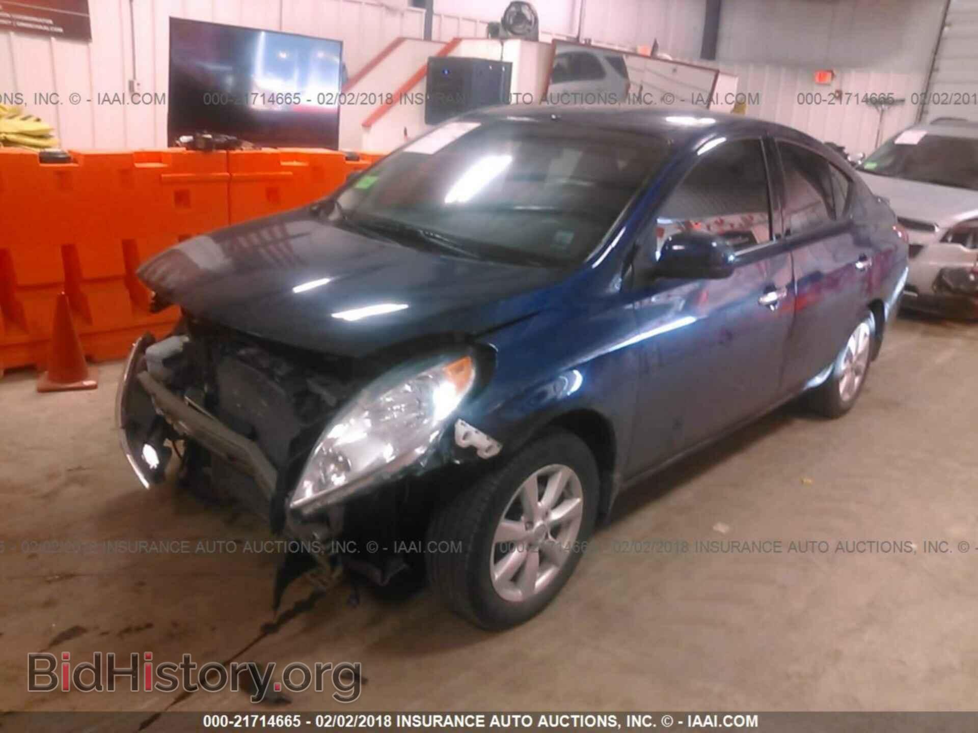 2014 Nissan Versa - VIN: 3N1CN7AP4EL832425 - Фото 2