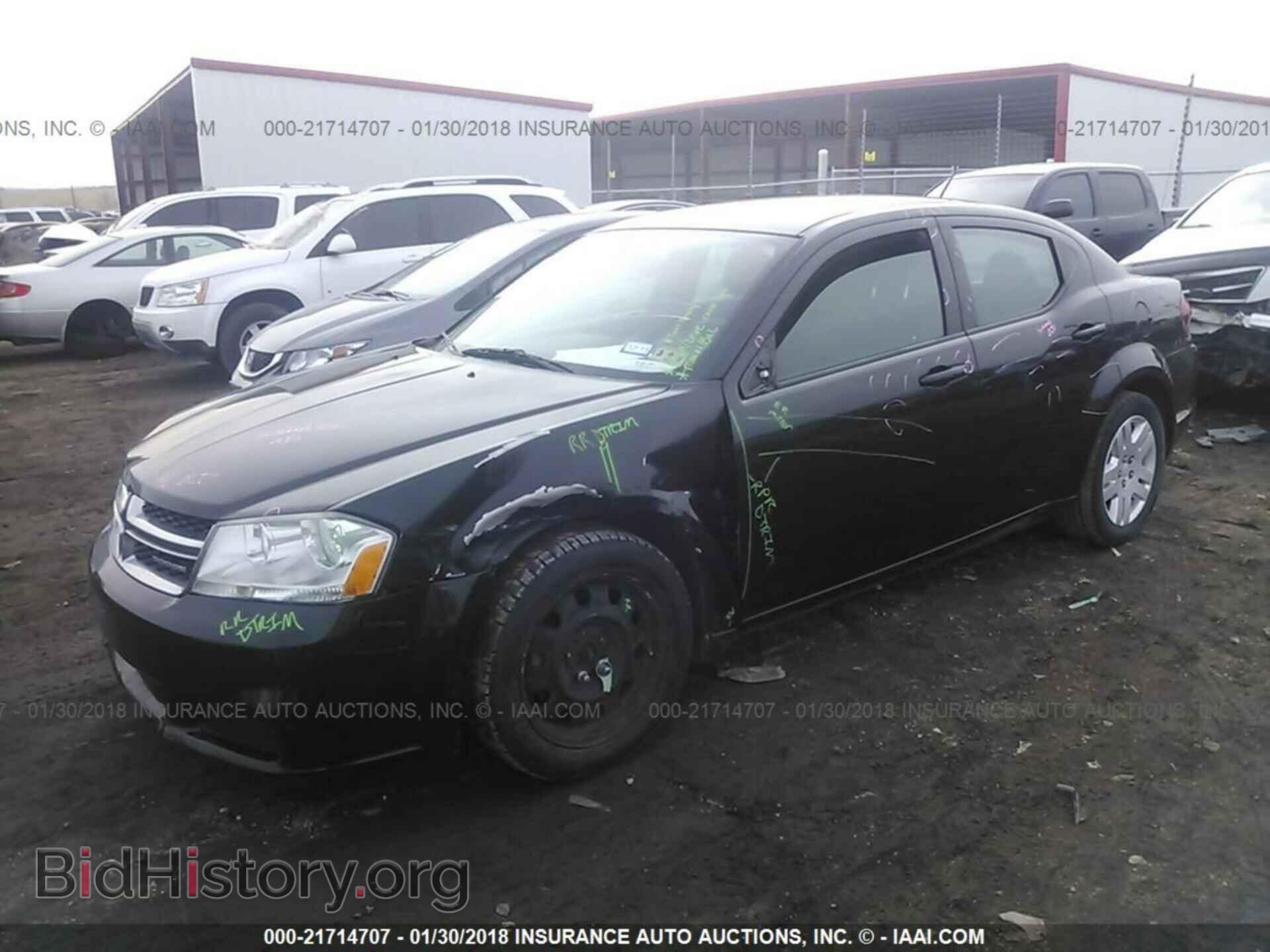 2012 Dodge Avenger - VIN: 1C3CDZAB7CN136238 - Фото 2