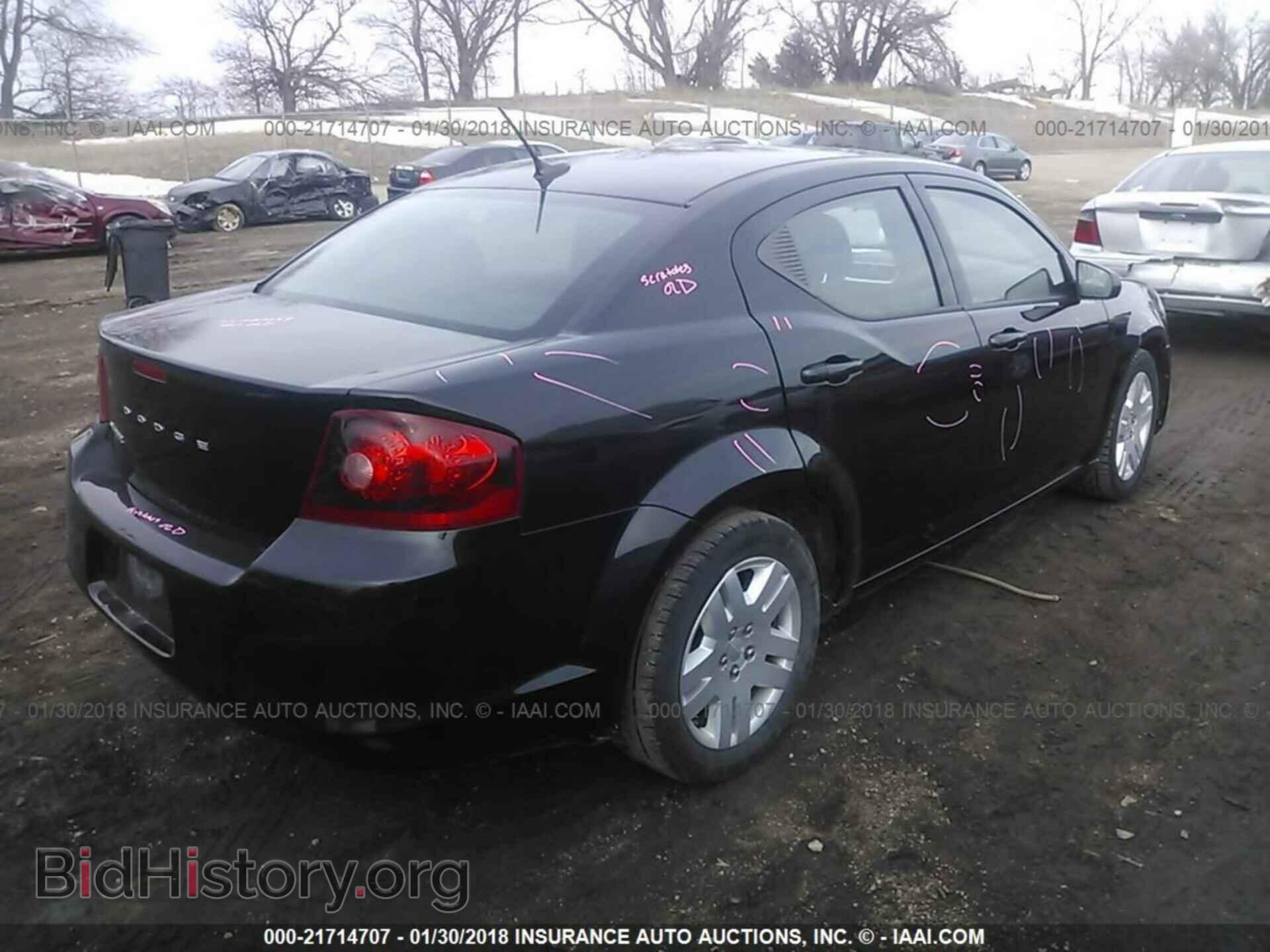 2012 Dodge Avenger - VIN: 1C3CDZAB7CN136238 - Фото 4