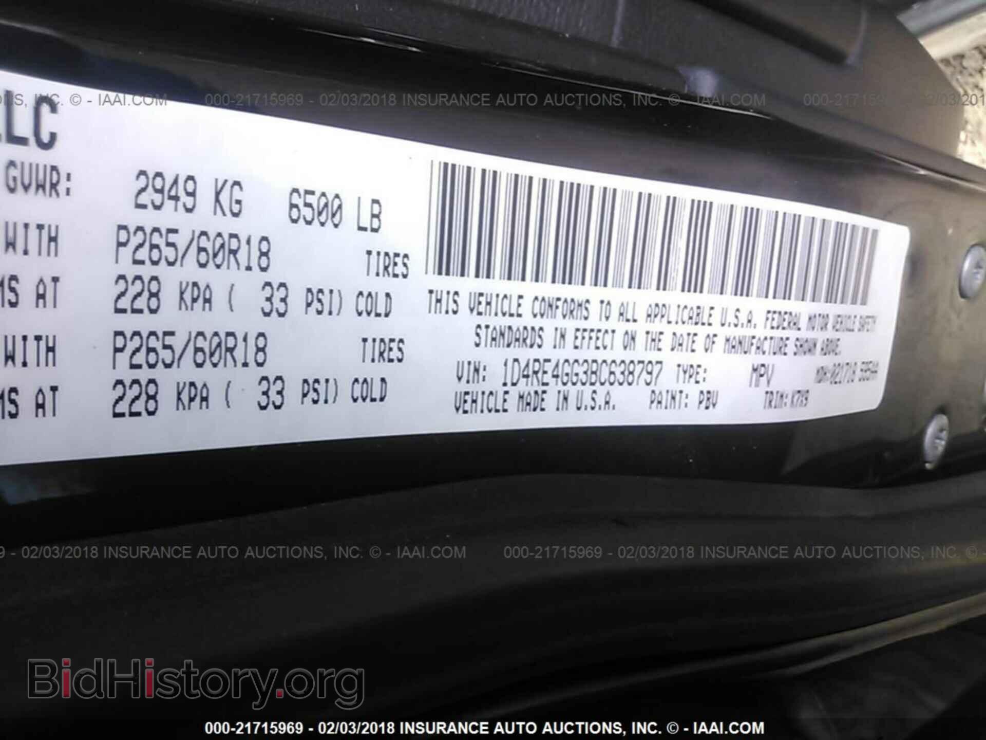 2011 Dodge Durango - VIN: 1D4RE4GG3BC638797 - Photo 9