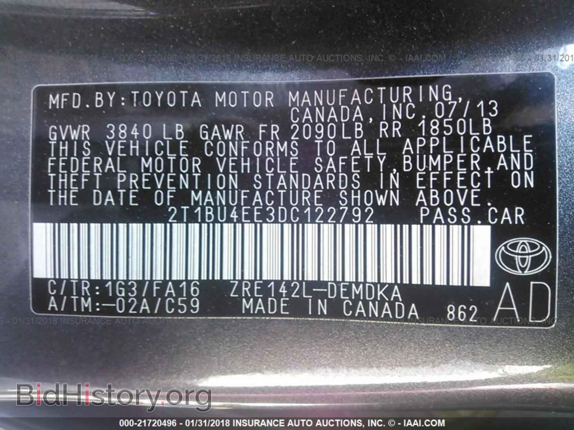 2013 Toyota Corolla - VIN: 2T1BU4EE3DC122792 - Photo 9