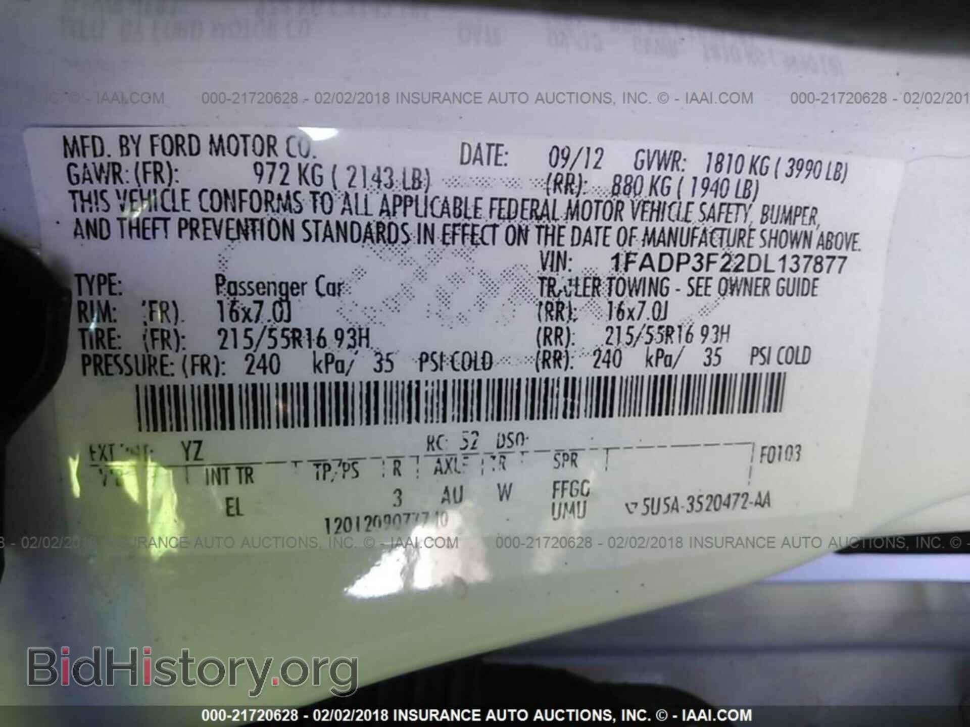 2013 Ford Focus - VIN: 1FADP3F22DL137877 - Фото 9