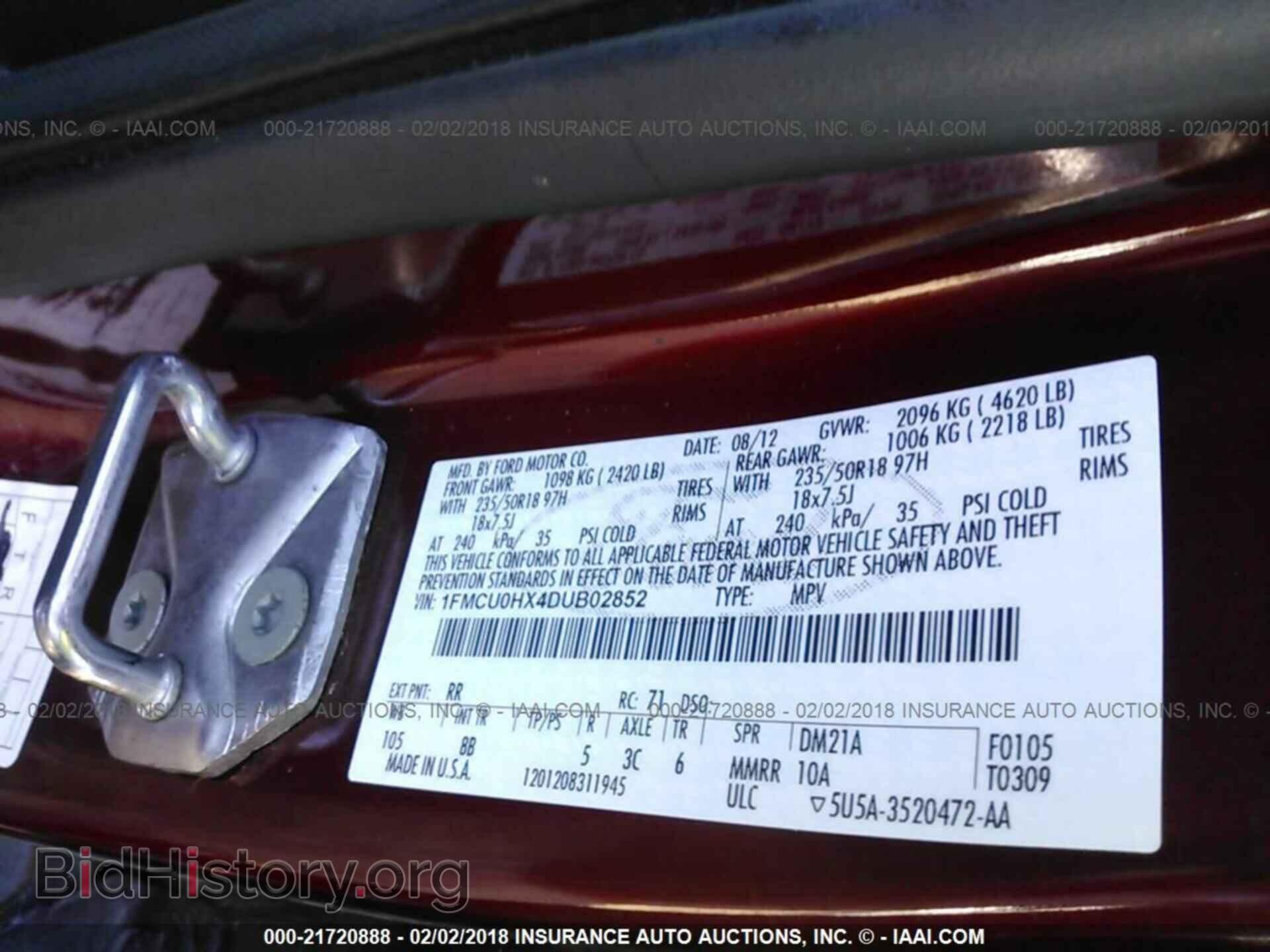 2013 Ford Escape - VIN: 1FMCU0HX4DUB02852 - Photo 9