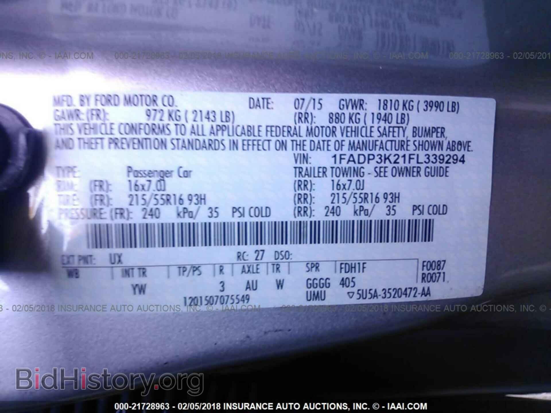 2015 Ford Focus - VIN: 1FADP3K21FL339294 - Photo 9