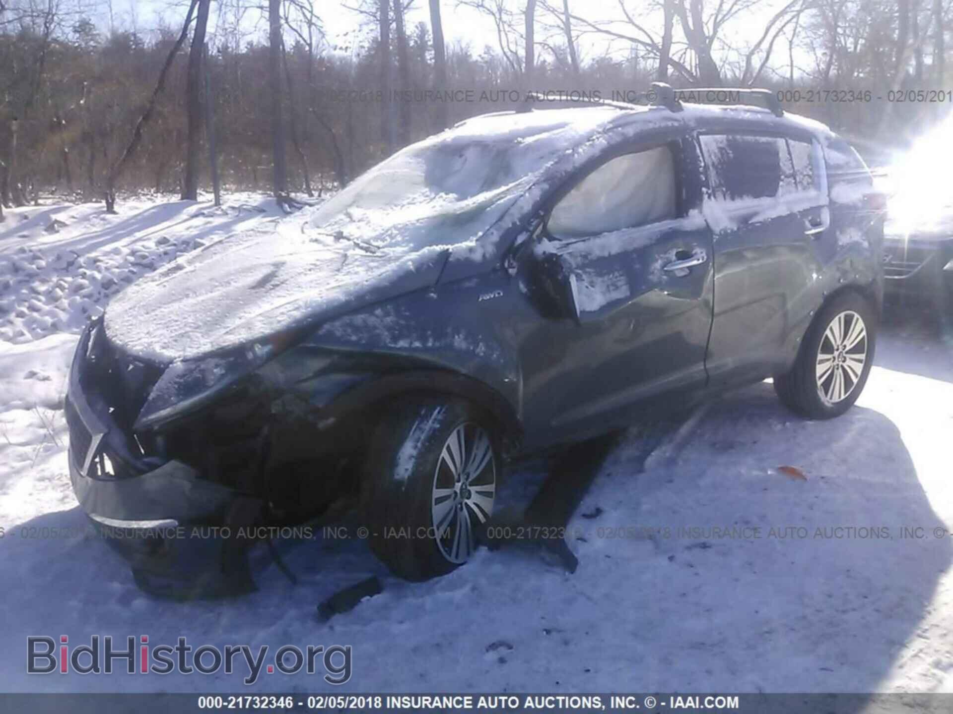 2014 Kia Sportage - VIN: KNDPCCAC7E7640253 - Фото 2