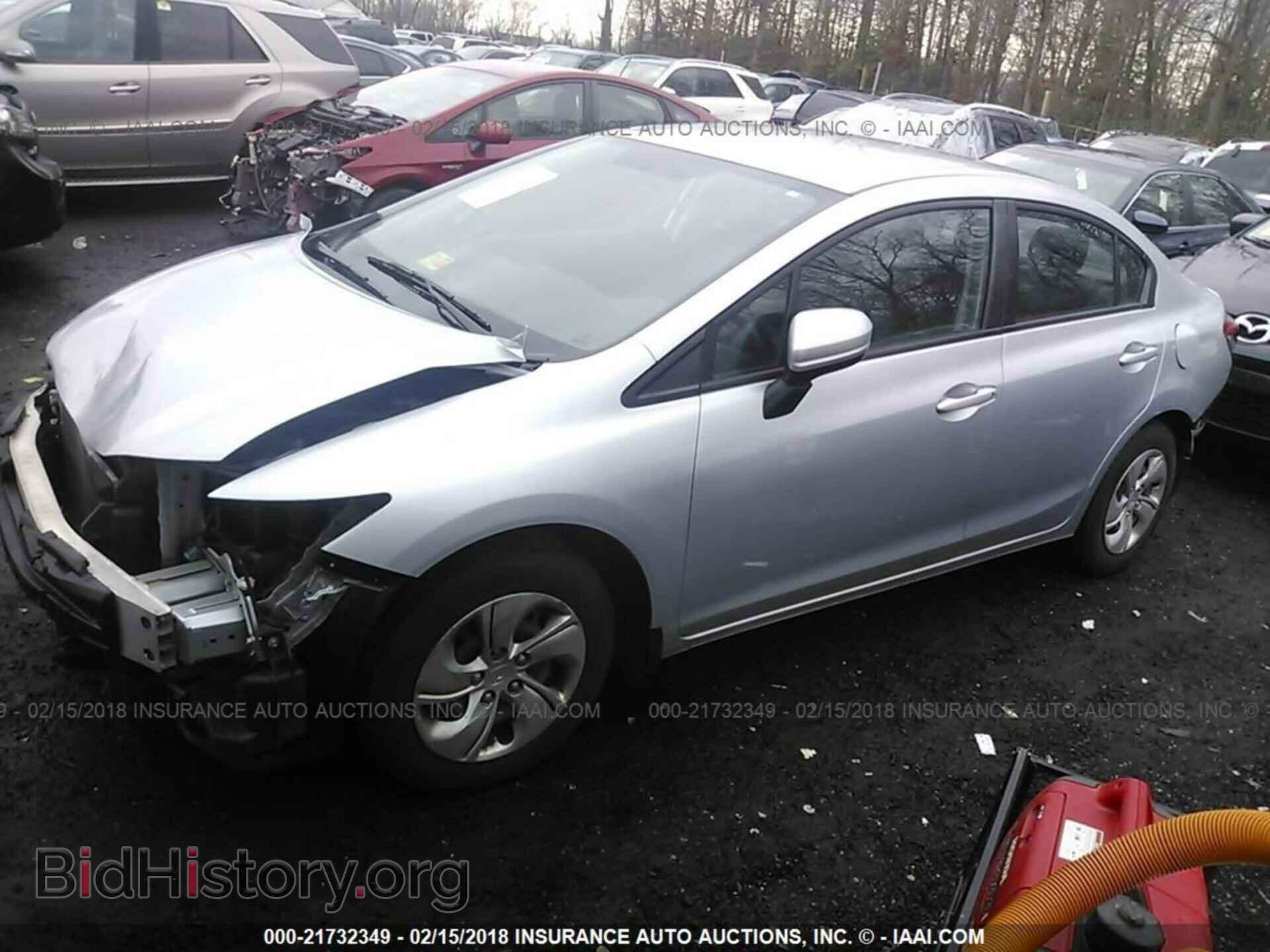 2014 Honda Civic - VIN: 2HGFB2F51EH517234 - Фото 2
