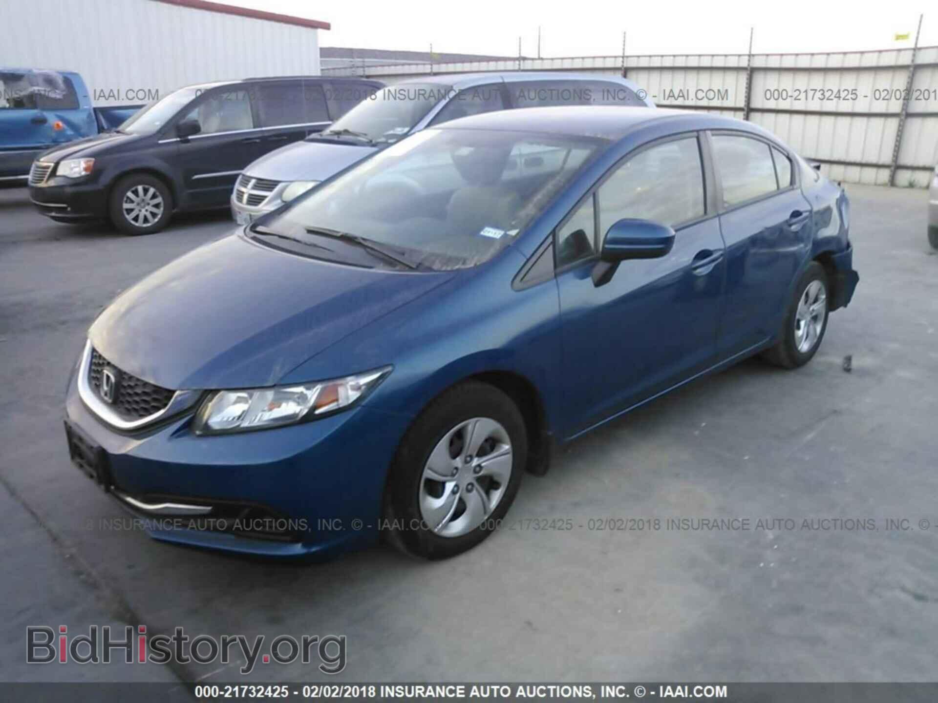 2014 Honda Civic - VIN: 2HGFB2F56EH518010 - Фото 2