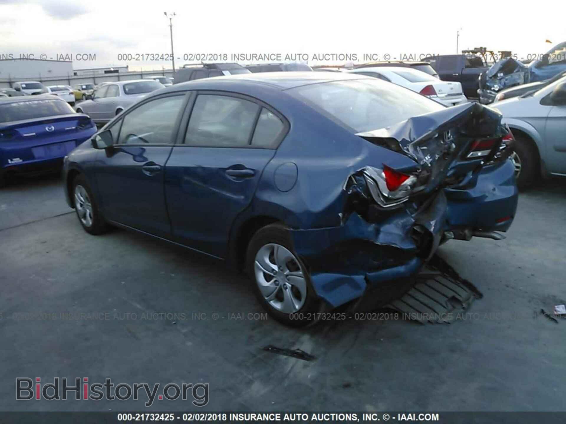 2014 Honda Civic - VIN: 2HGFB2F56EH518010 - Фото 3