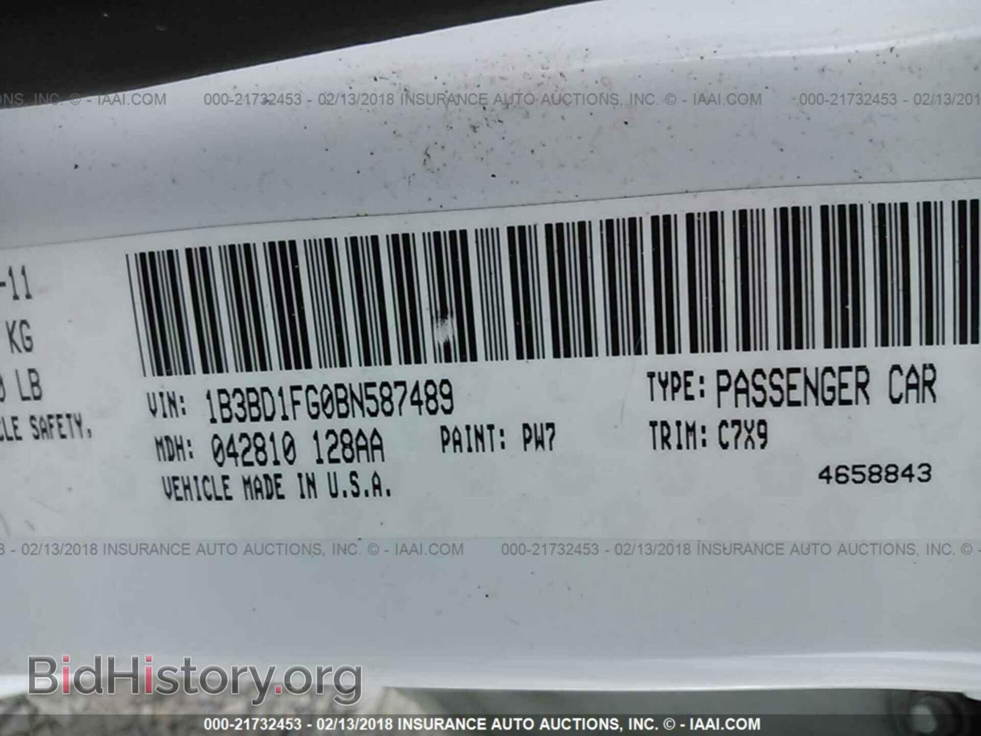2011 Dodge Avenger - VIN: 1B3BD1FG0BN587489 - Photo 9