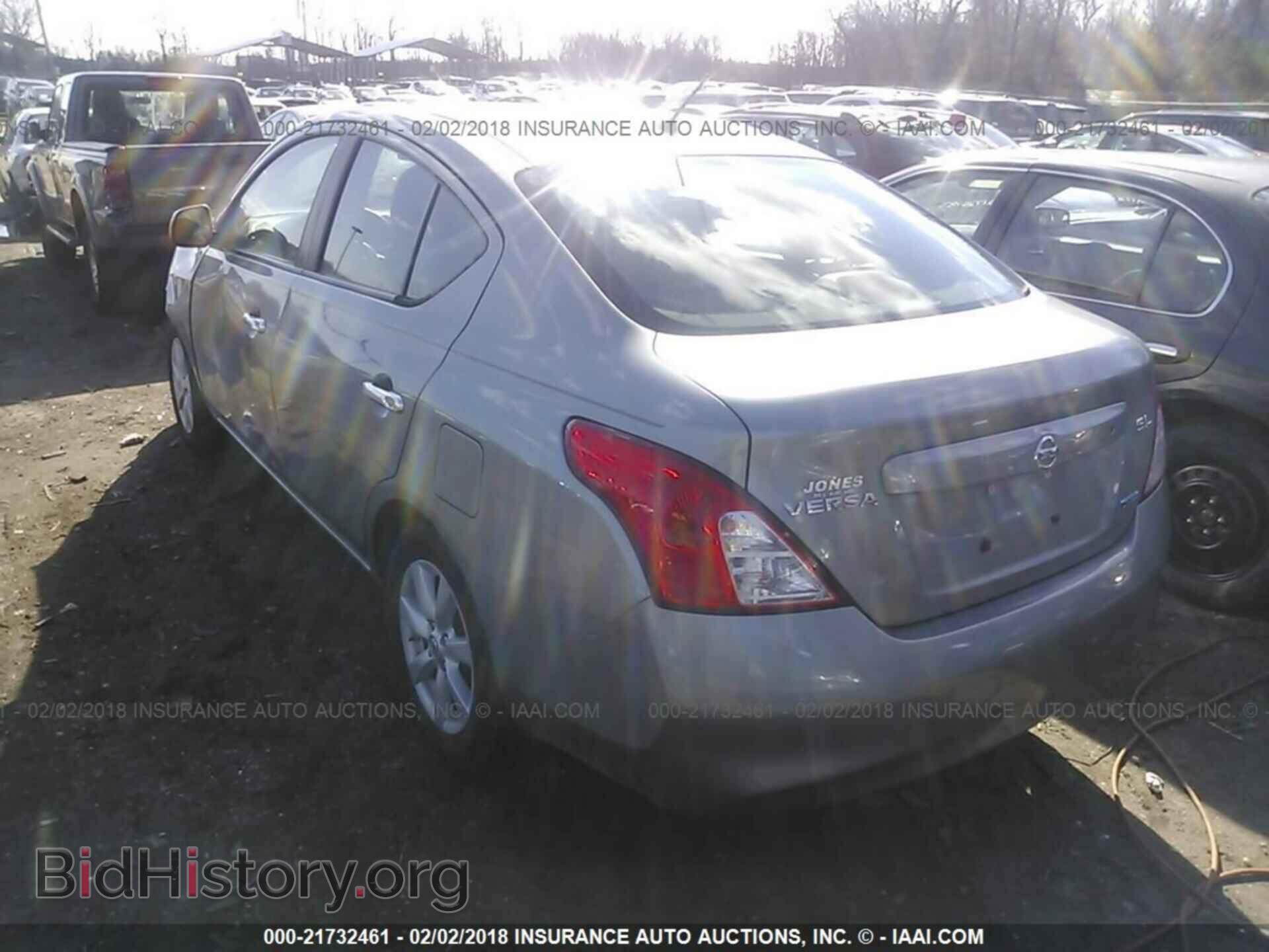 2012 Nissan Versa - VIN: 3N1CN7AP2CL818942 - Фото 3
