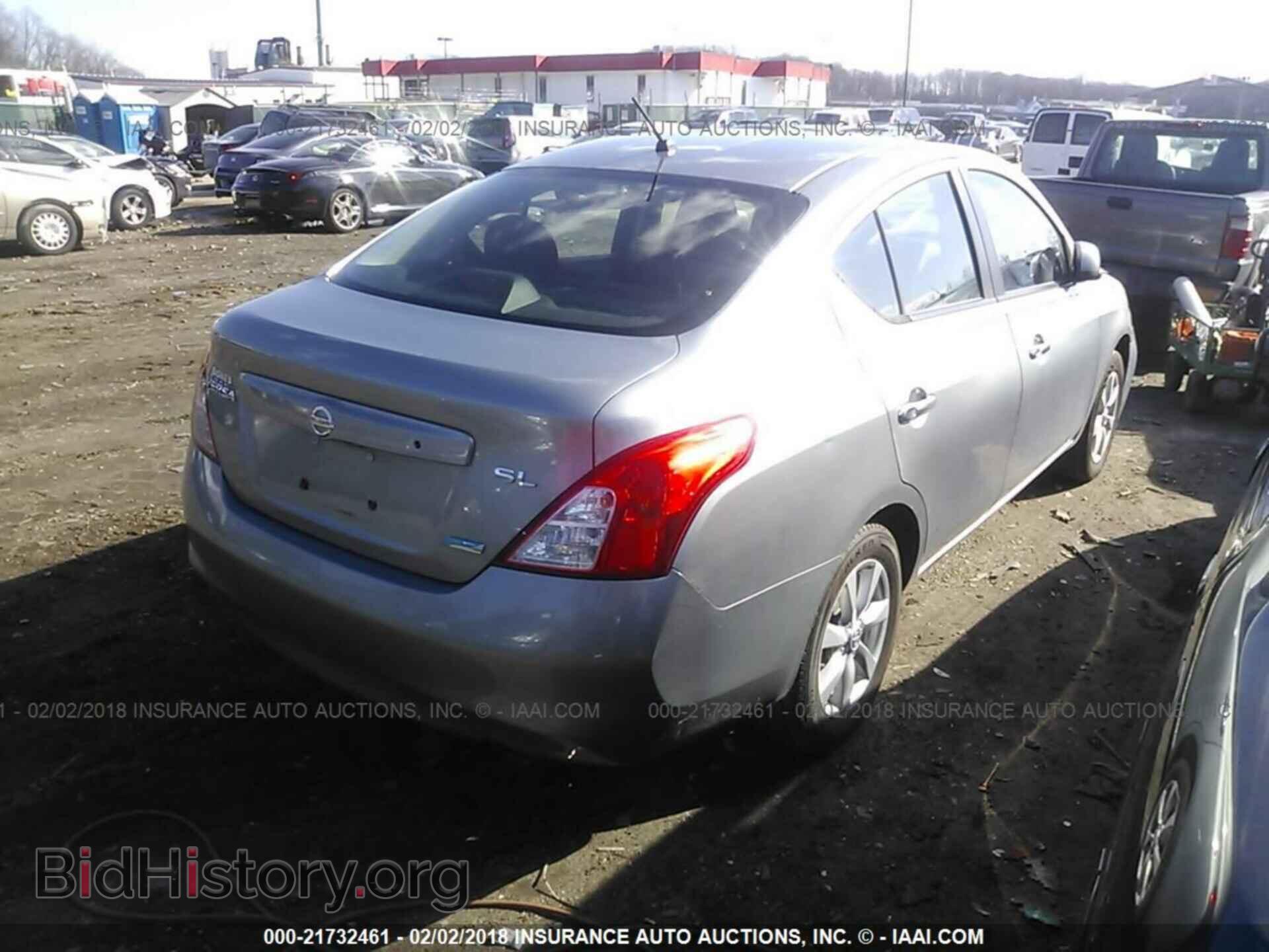 2012 Nissan Versa - VIN: 3N1CN7AP2CL818942 - Фото 4