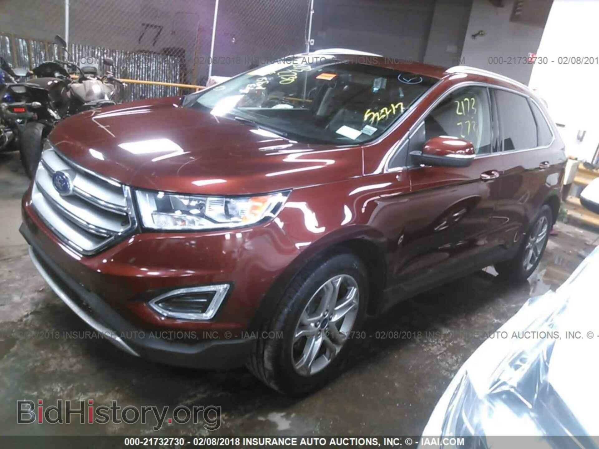 2015 Ford Edge - VIN: 2FMTK4K9XFBB61694 - Фото 2