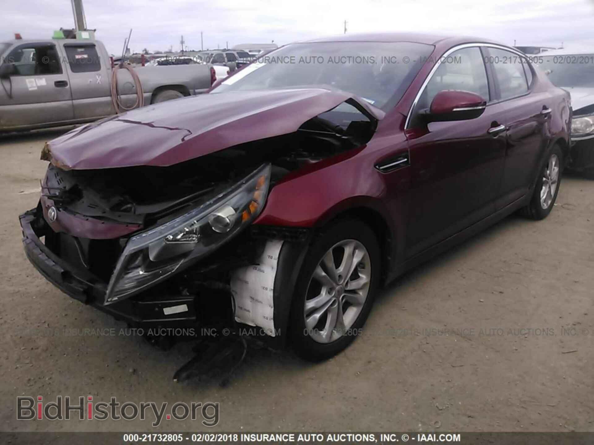 2013 Kia Optima - VIN: 5XXGM4A71DG212321 - Фото 2