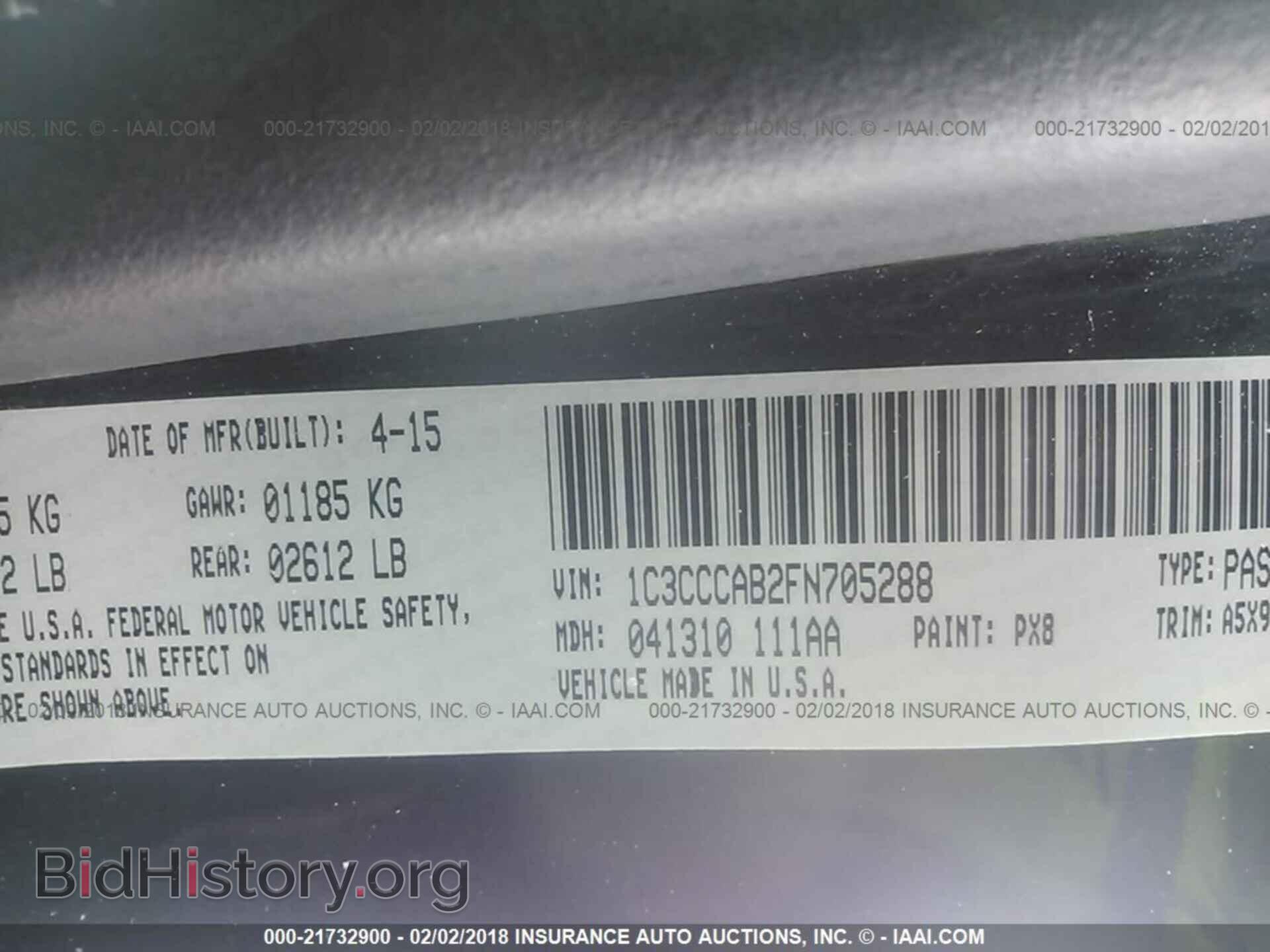 2015 Chrysler 200 - VIN: 1C3CCCAB2FN705288 - Photo 9