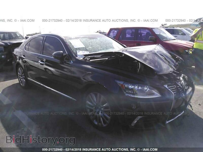 2014 Lexus LS (VIN JTHBL5EF2E5130686) — фото 1 из 10, IAAI, повреждение: передняя часть