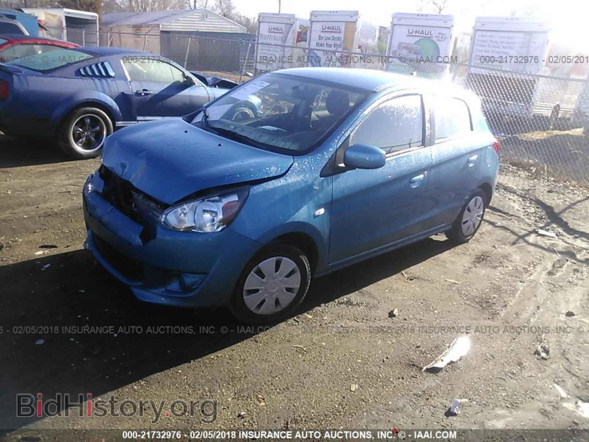 2015 Mitsubishi Mirage - VIN: ML32A3HJ1FH057535 - Фото 2