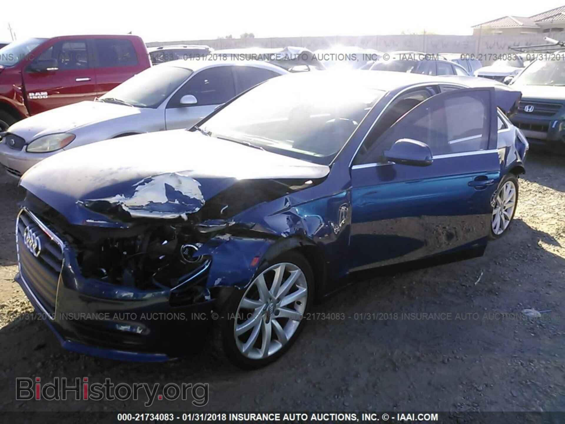 2013 Audi A4 - VIN: WAUFFAFL0DN038253 - Фото 2