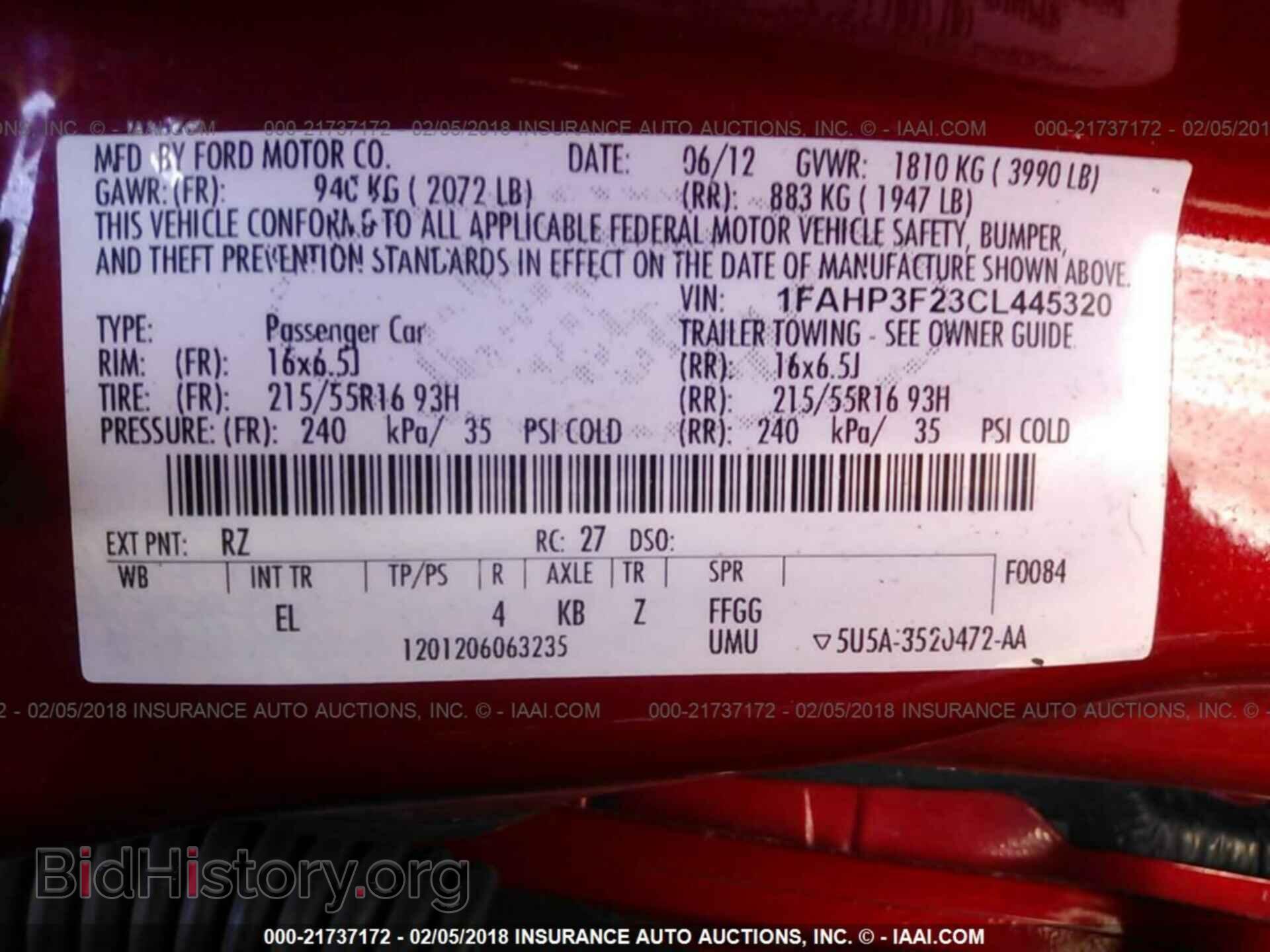 2012 Ford Focus - VIN: 1FAHP3F23CL445320 - Photo 9