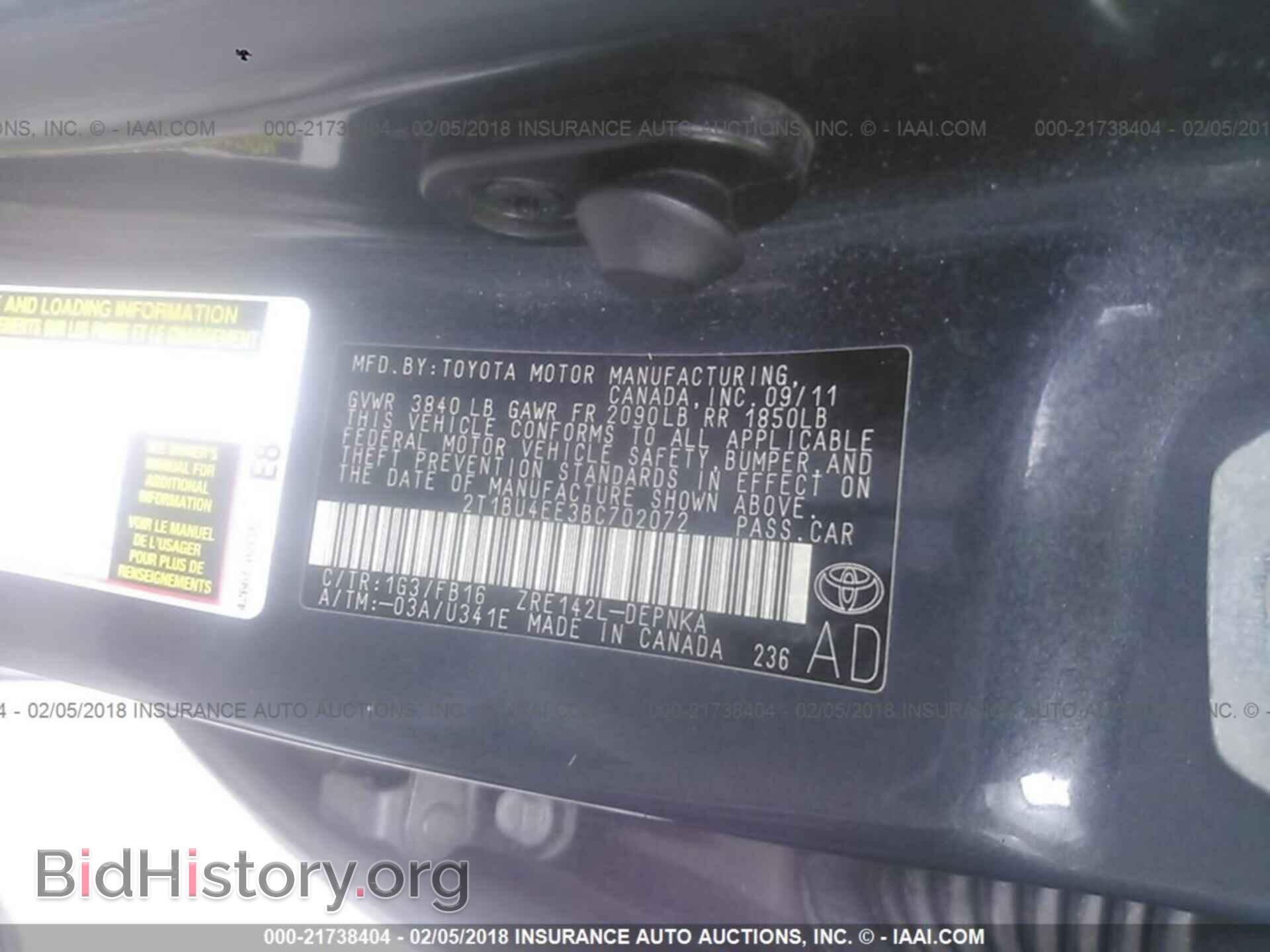 2011 Toyota Corolla - VIN: 2T1BU4EE3BC702072 - Photo 9