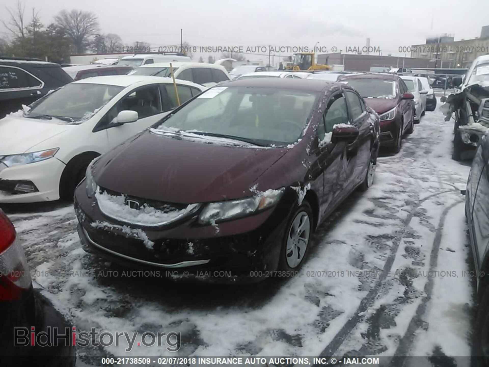 2014 Honda Civic - VIN: 19XFB2F59EE013380 - Фото 2